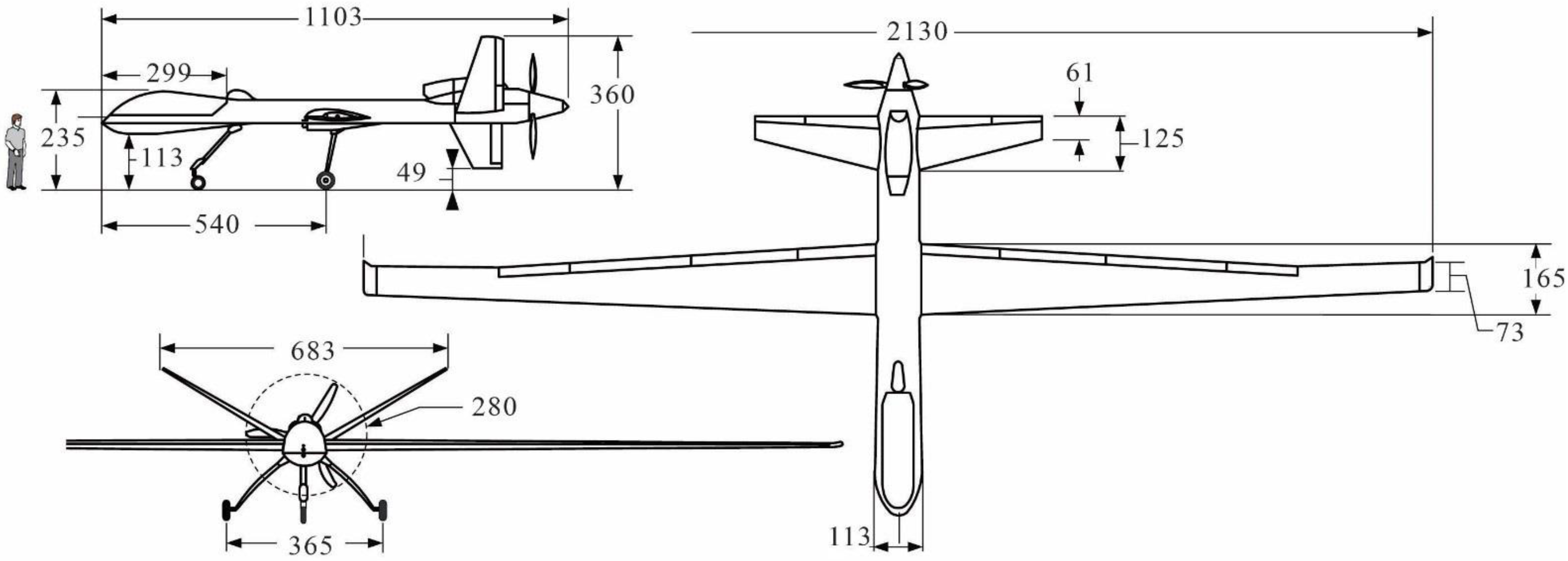 Беспилотник mq 9 reaper чертежи