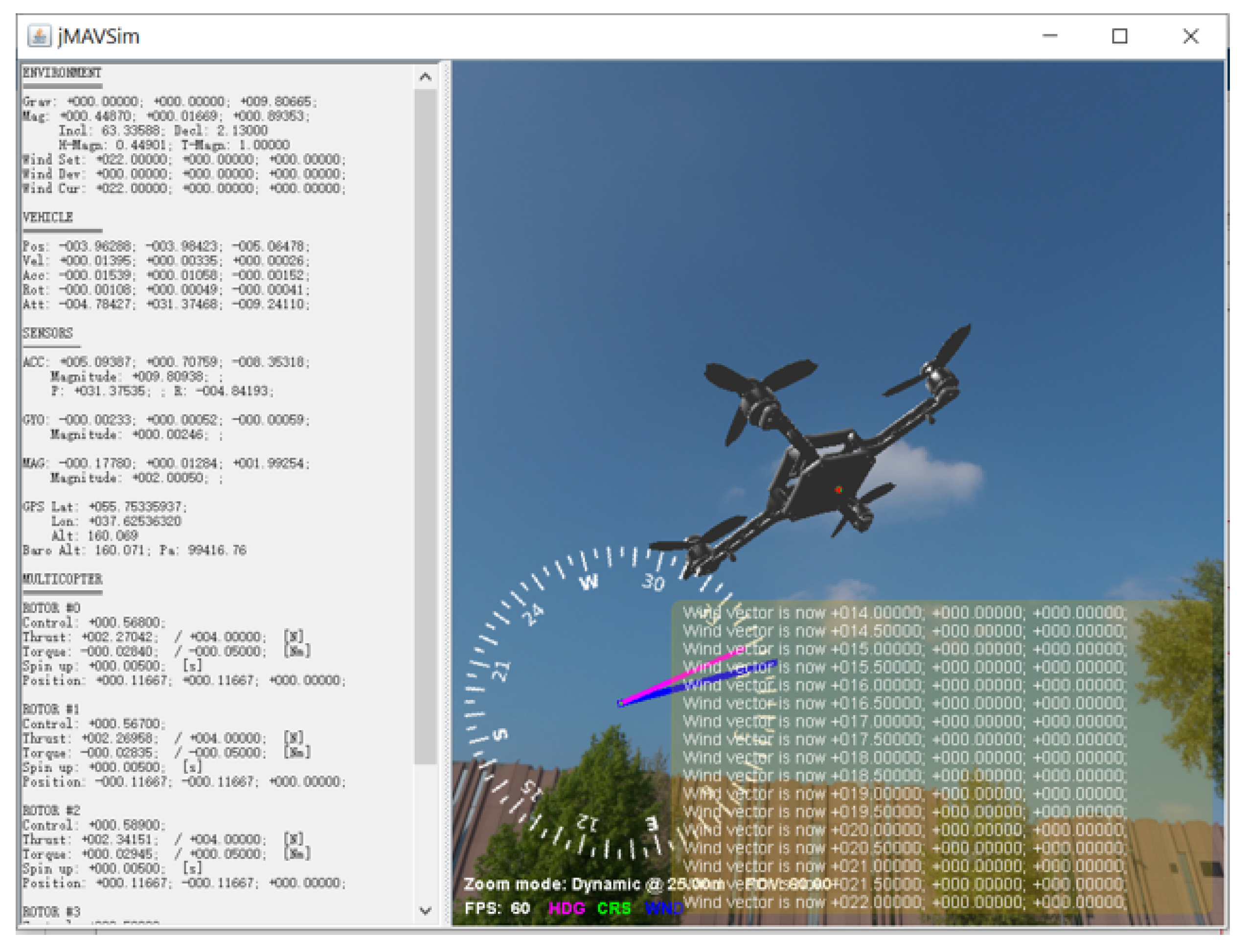 Px4 quadcopter clearance