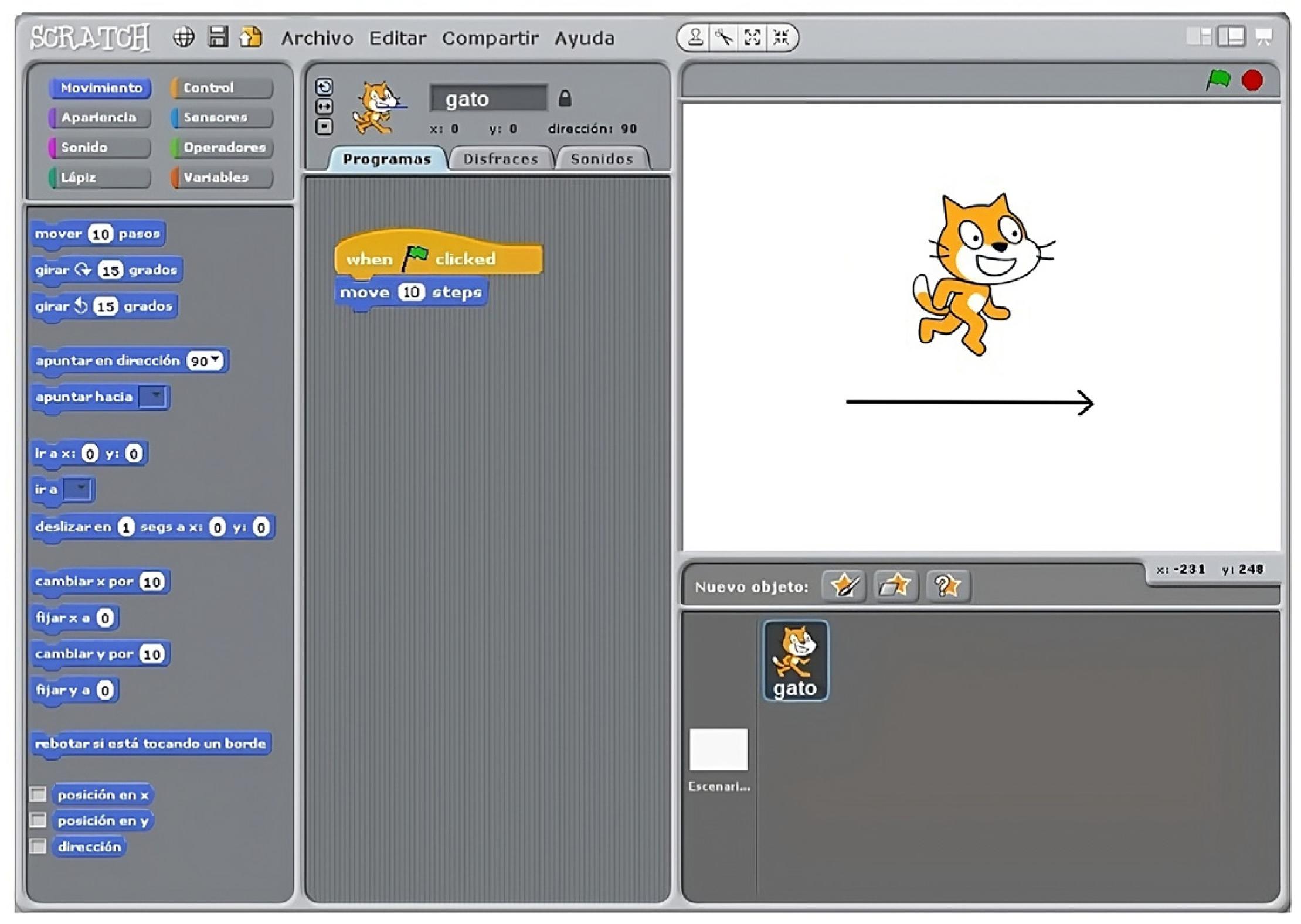 Set Color Block: Programming in Scratch 2.0 
