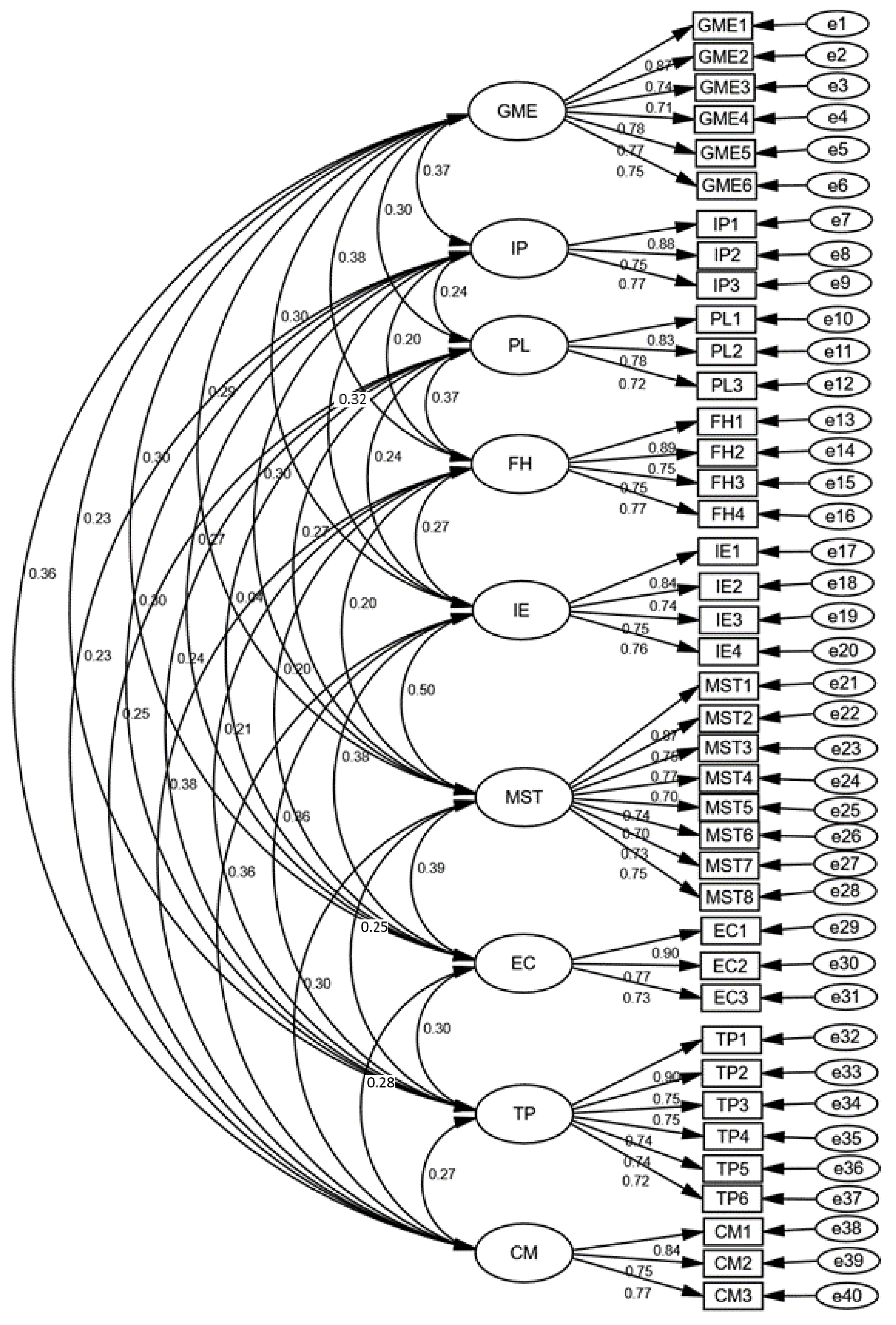 Validation of Self-Regulated Writing Strategies for Advanced