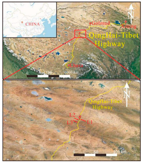 Imaging of the Internal Structure of Permafrost in the