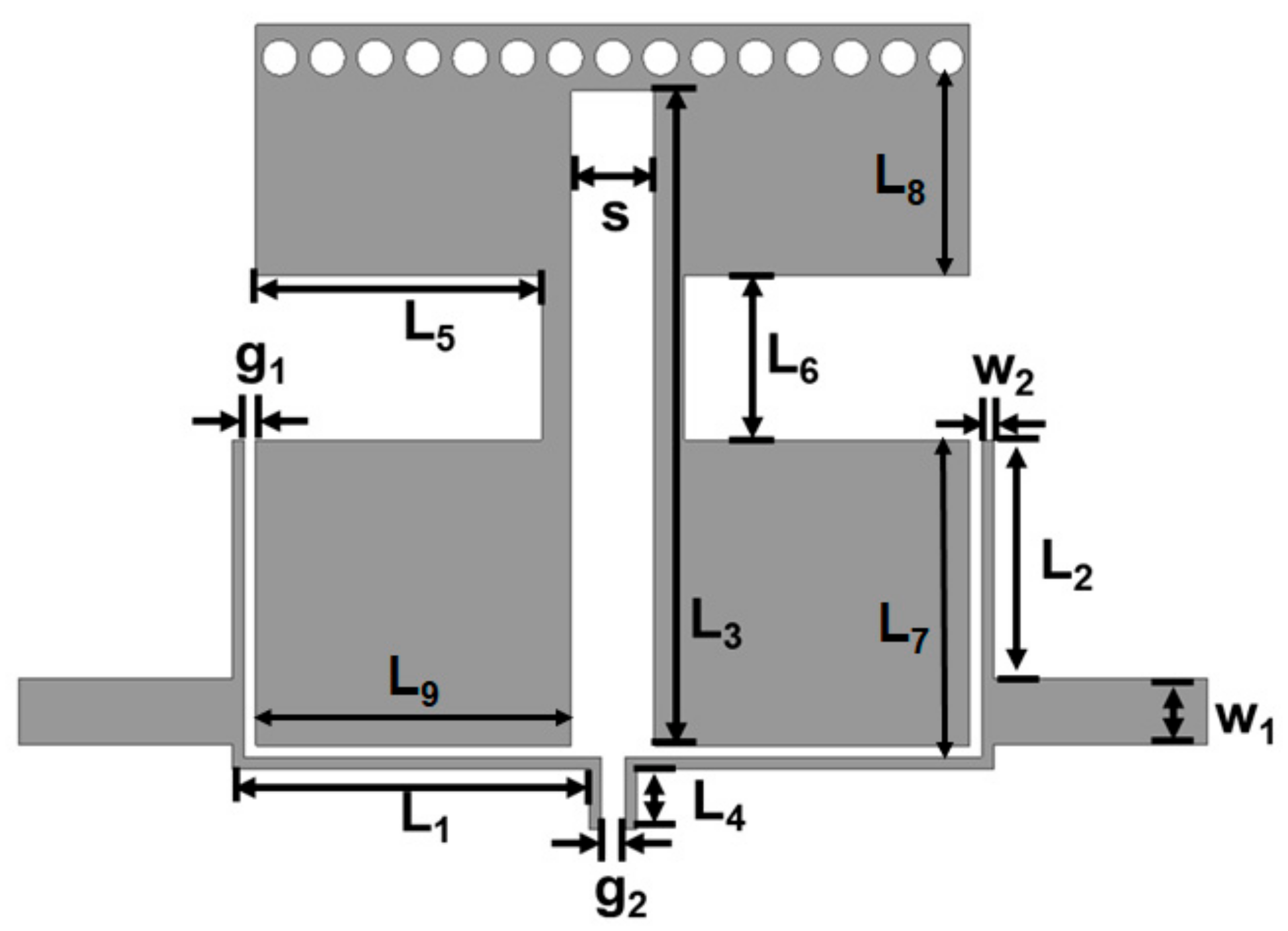 Electronics Free FullText A Bandpass Filter Using Half Mode SIW