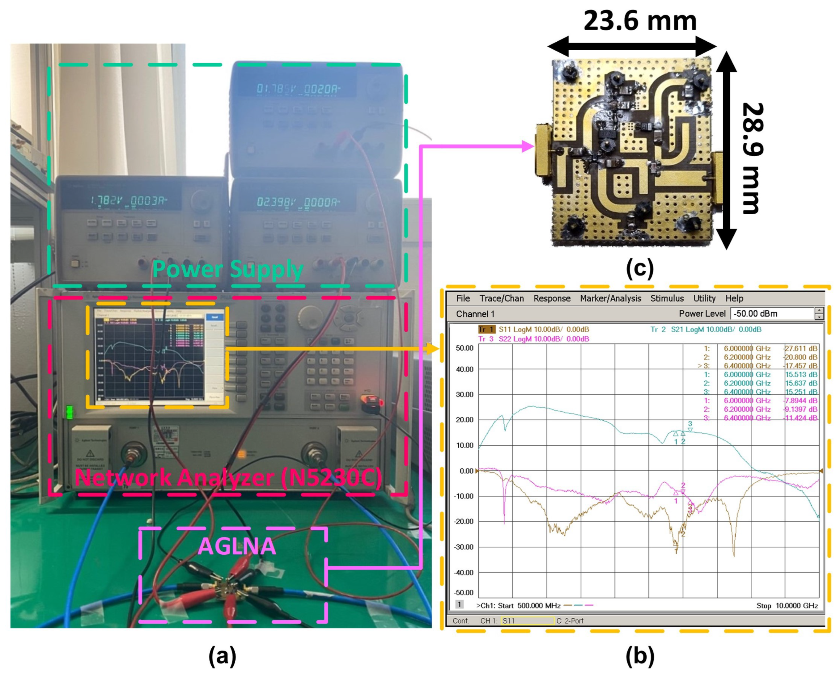 Design of 6 GHz Variable-Gain Low-Noise Amplifier Using