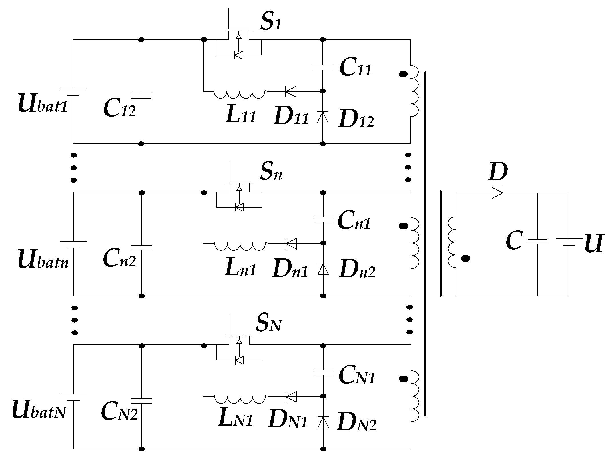 Energies Free FullText Battery Equalization by FlyBack