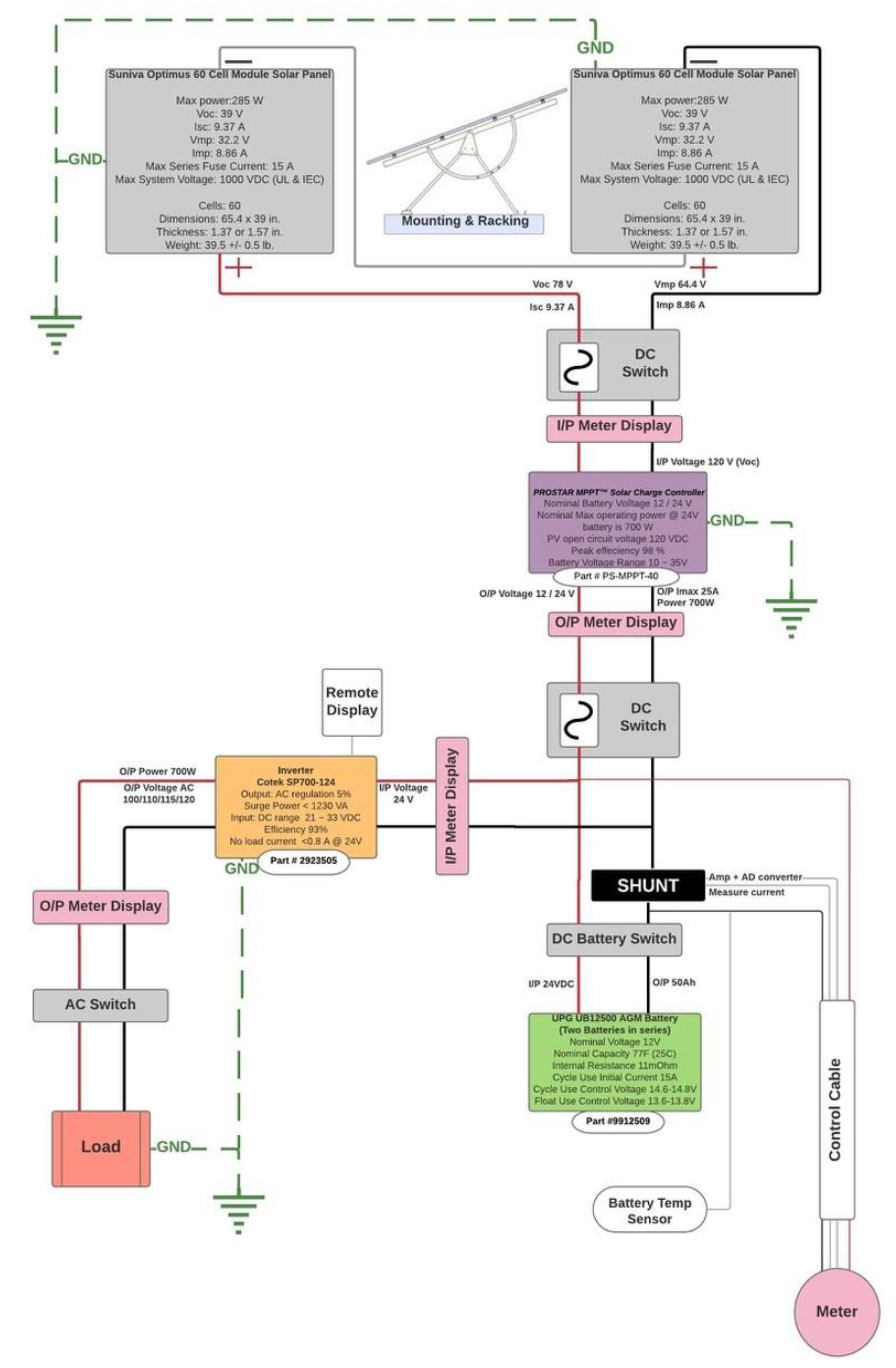 Automatic Solar Garden Light Circuit Diagram