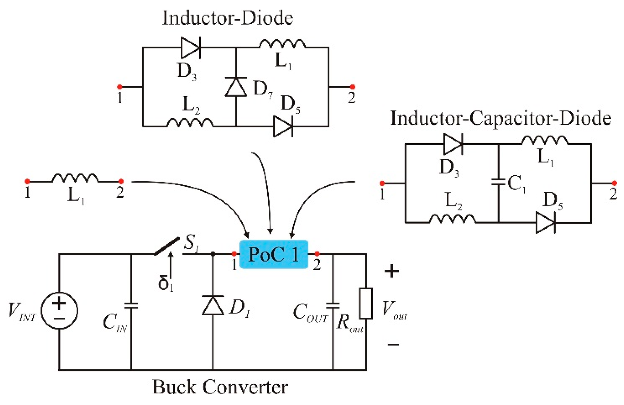Energies Free FullText Novel StepDown DCDC Converters Based on the InductorDiode and