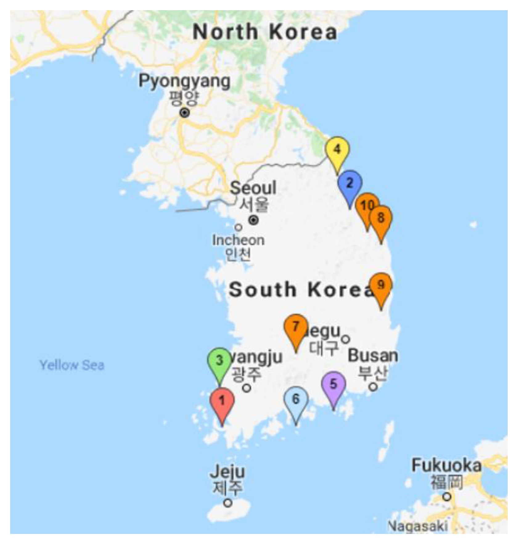 Ilsan South Korea Map Energies | Free Full-Text | Selection Of Best-Suited Wind Turbines For New  Wind Farm Sites Using Techno-Economic And Gis Analysis In South Korea | Html