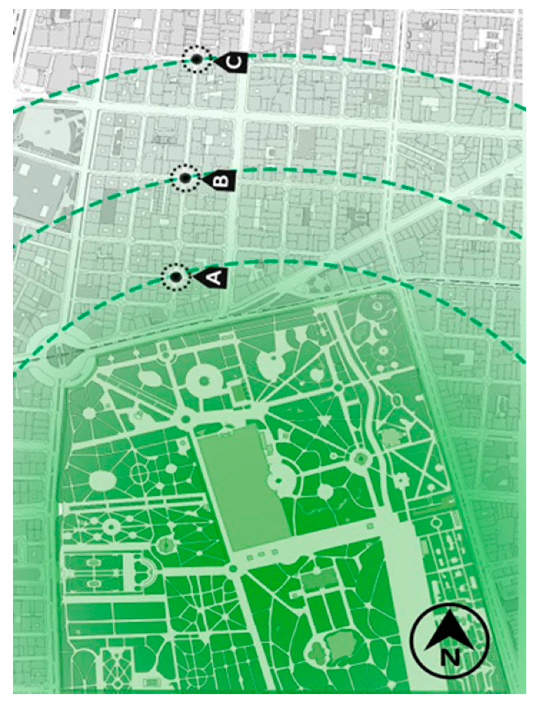 Energies Free Full Text The Cooling Effect Of Large Scale Urban Parks On Surrounding Area Thermal Comfort Html