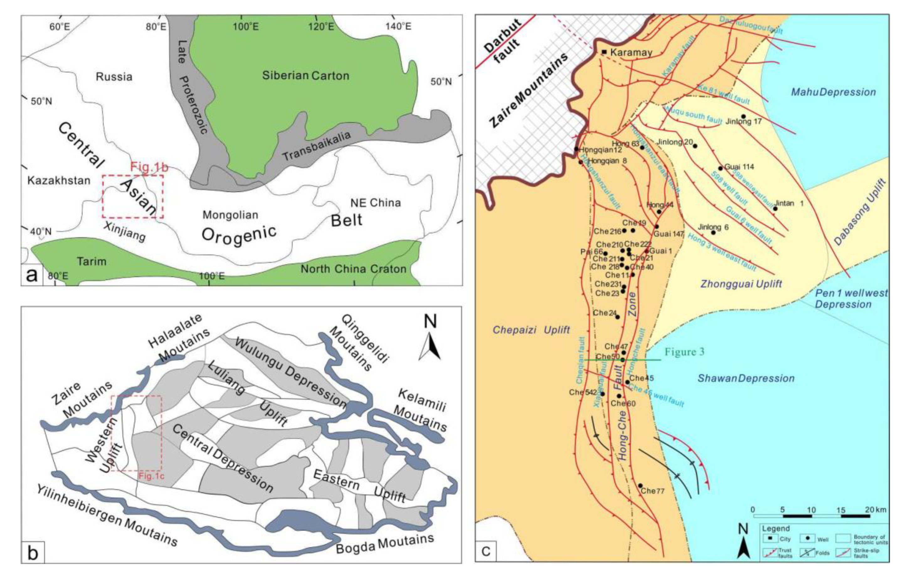 junggar basin map