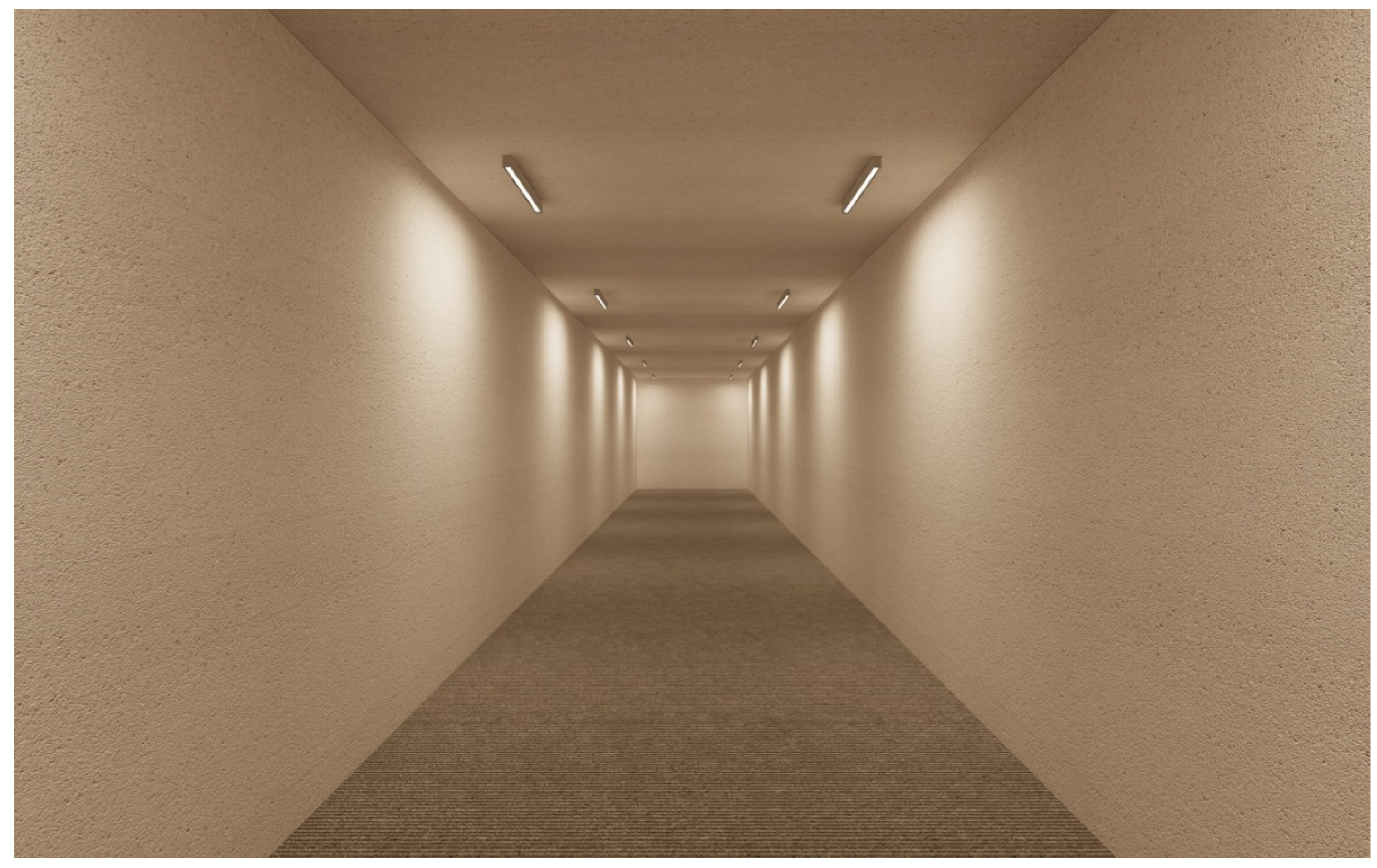 Energies Free Full Text Brightness And Uniformity Perception Of Virtual Corridor With Artificial Lighting Systems Html