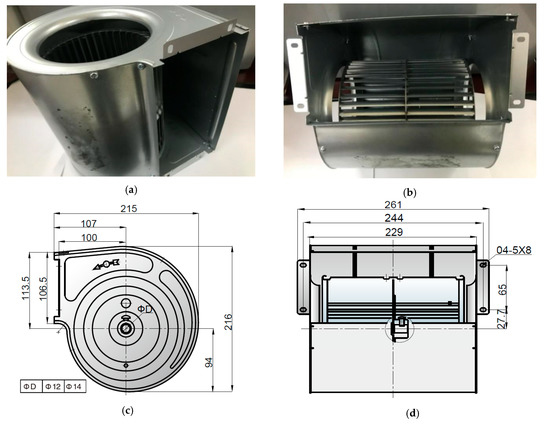 Experimental Investigation on the Noise Characteristics of a Squirrel Cage Fan with Different Blade Lengths