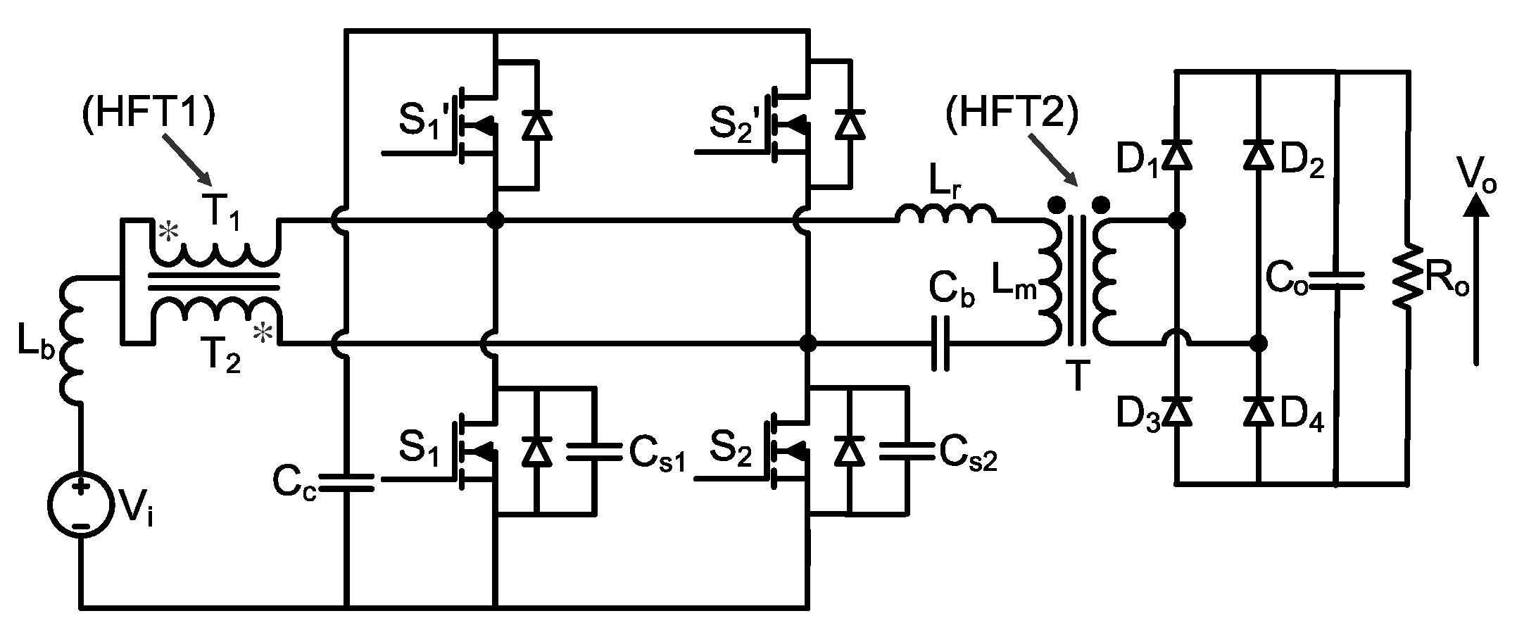 Energies Free FullText Modified ActiveClamped CurrentFed DCDC