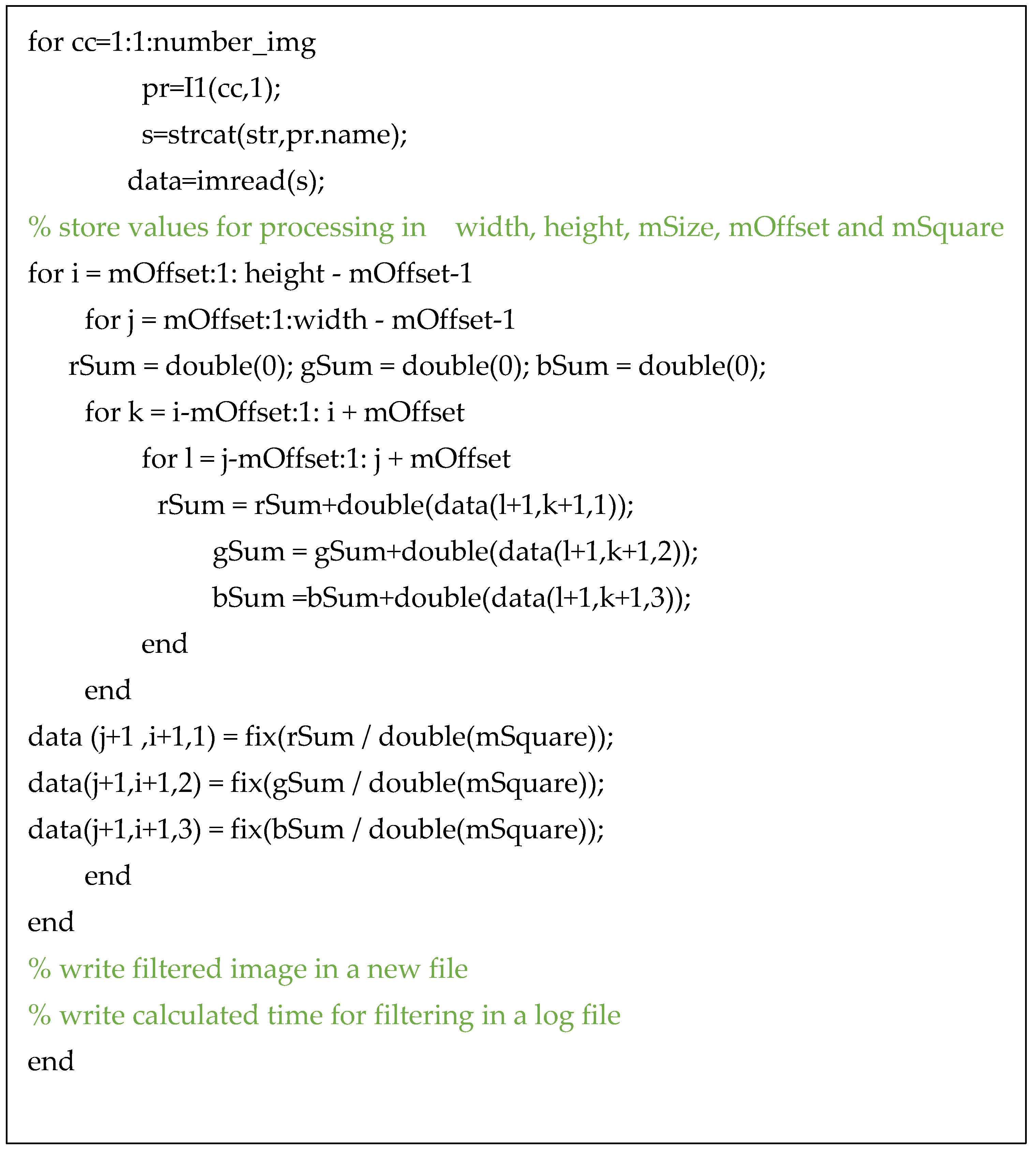 Performance Evaluation of Recursive Mean Filter Using Scilab, MATLAB ...
