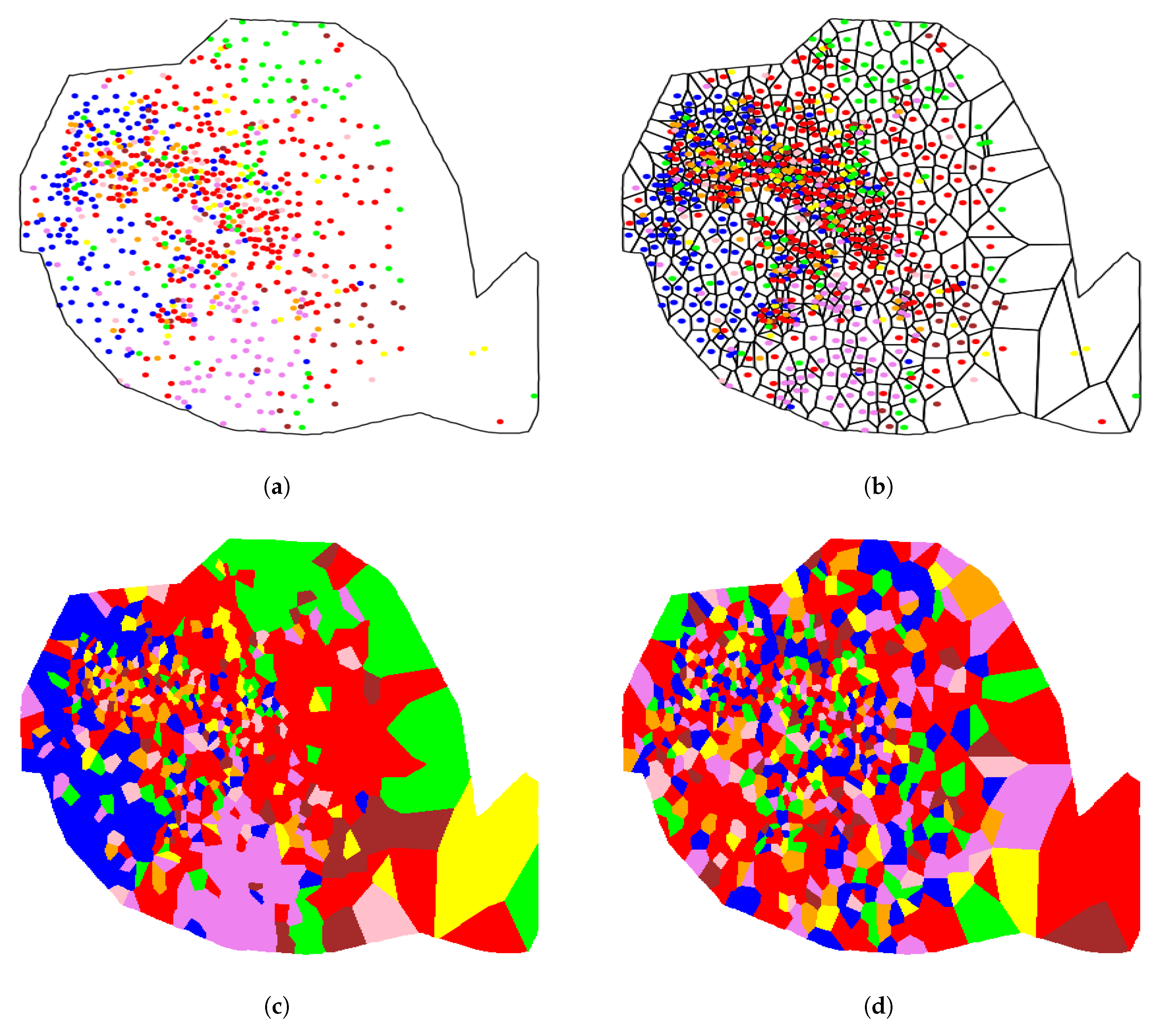 Entropy Free Full Text A New Technique Based On Voronoi Tessellation To Assess The Space Dependence Of Categorical Variables Html