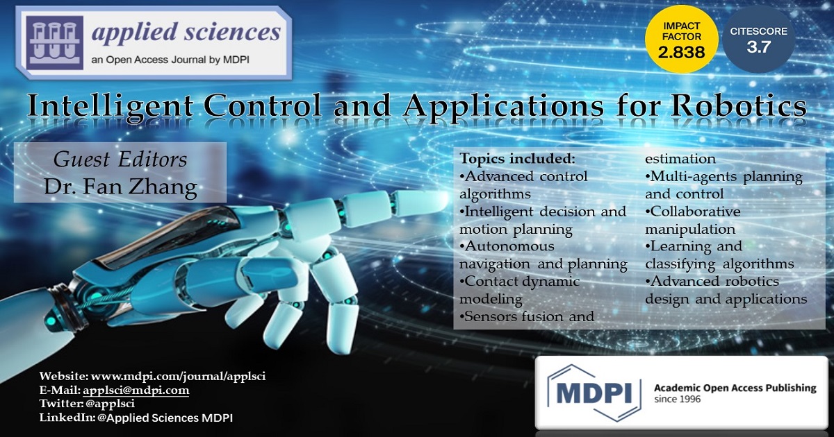 Applied Sciences  An Open Access Journal from MDPI