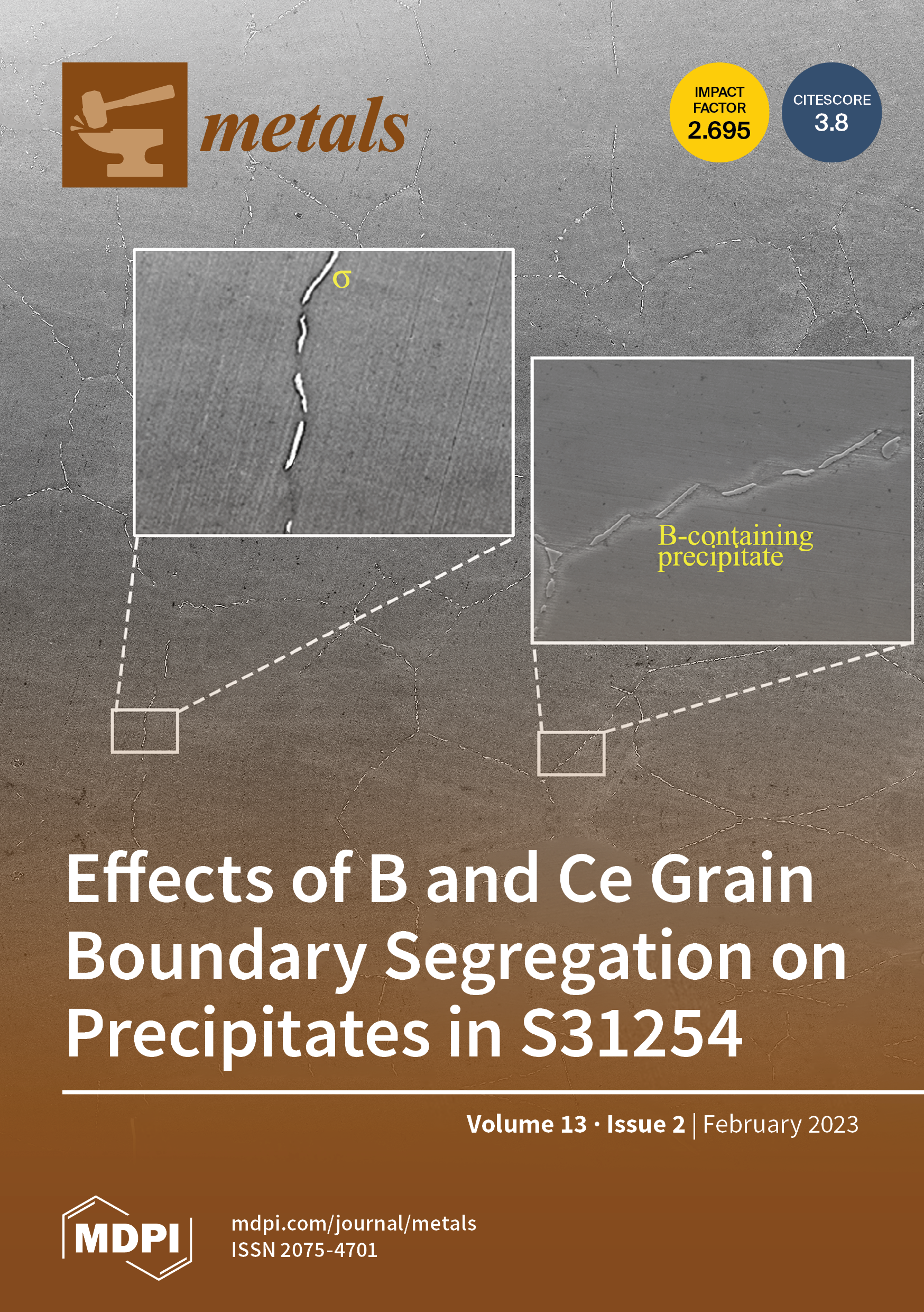 Metals  February 2023 - Browse Articles