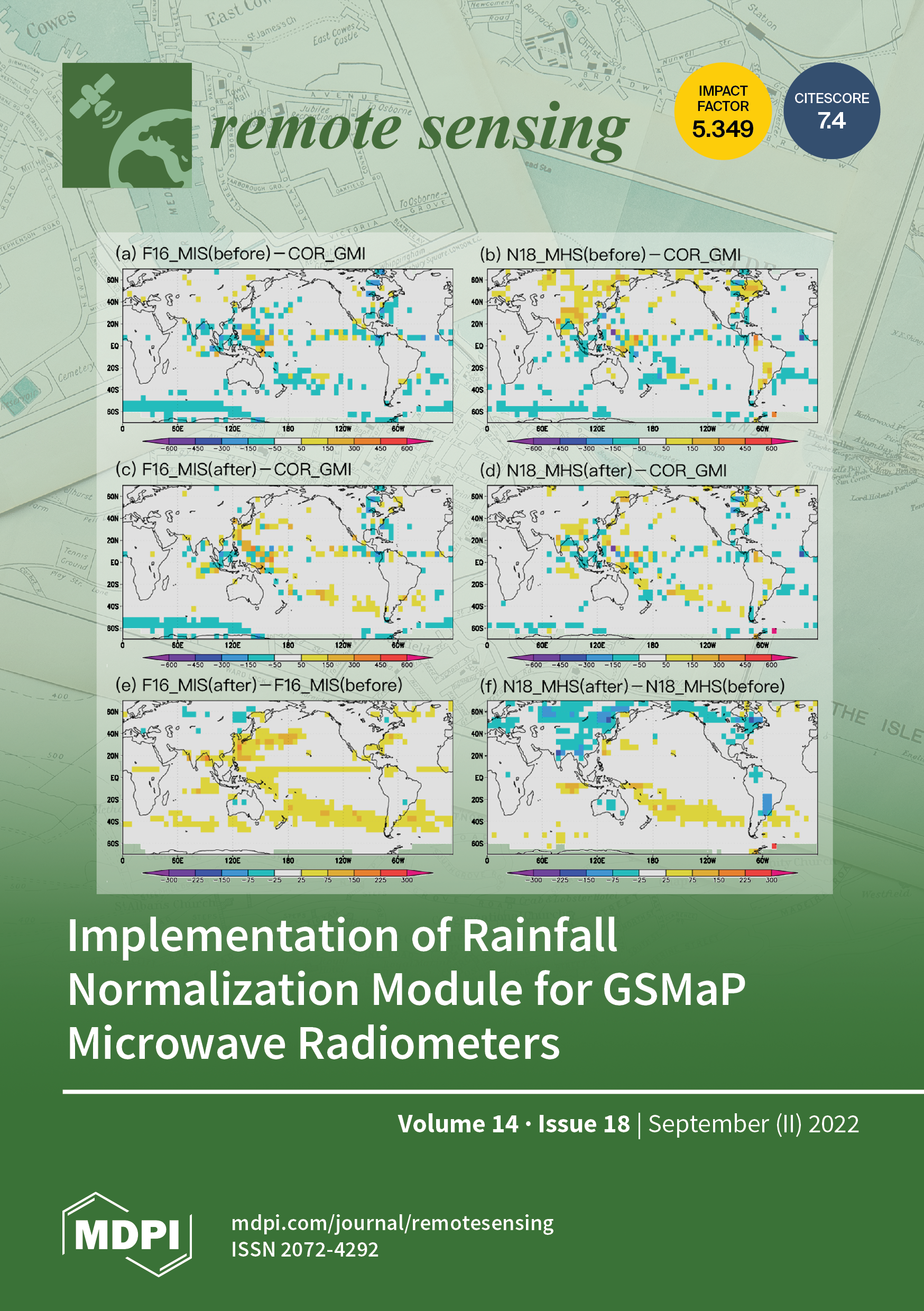 Remote Sensing  September-2 2022 - Browse Articles