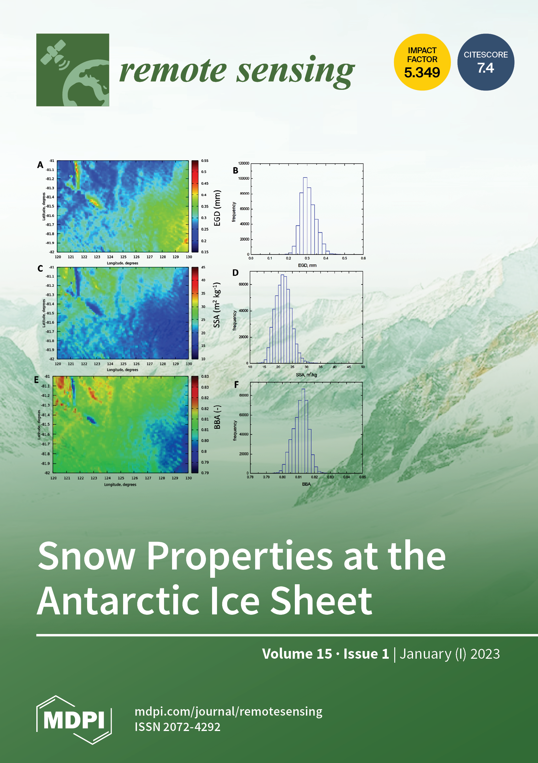 Remote Sensing  January-1 2023 - Browse Articles