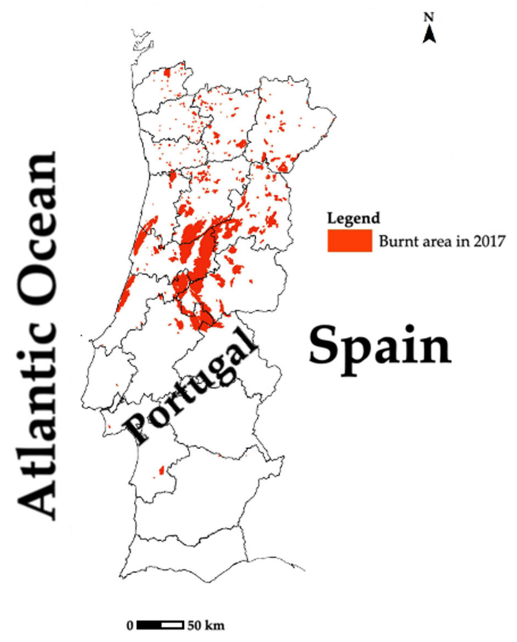 Mapa florestal portugal