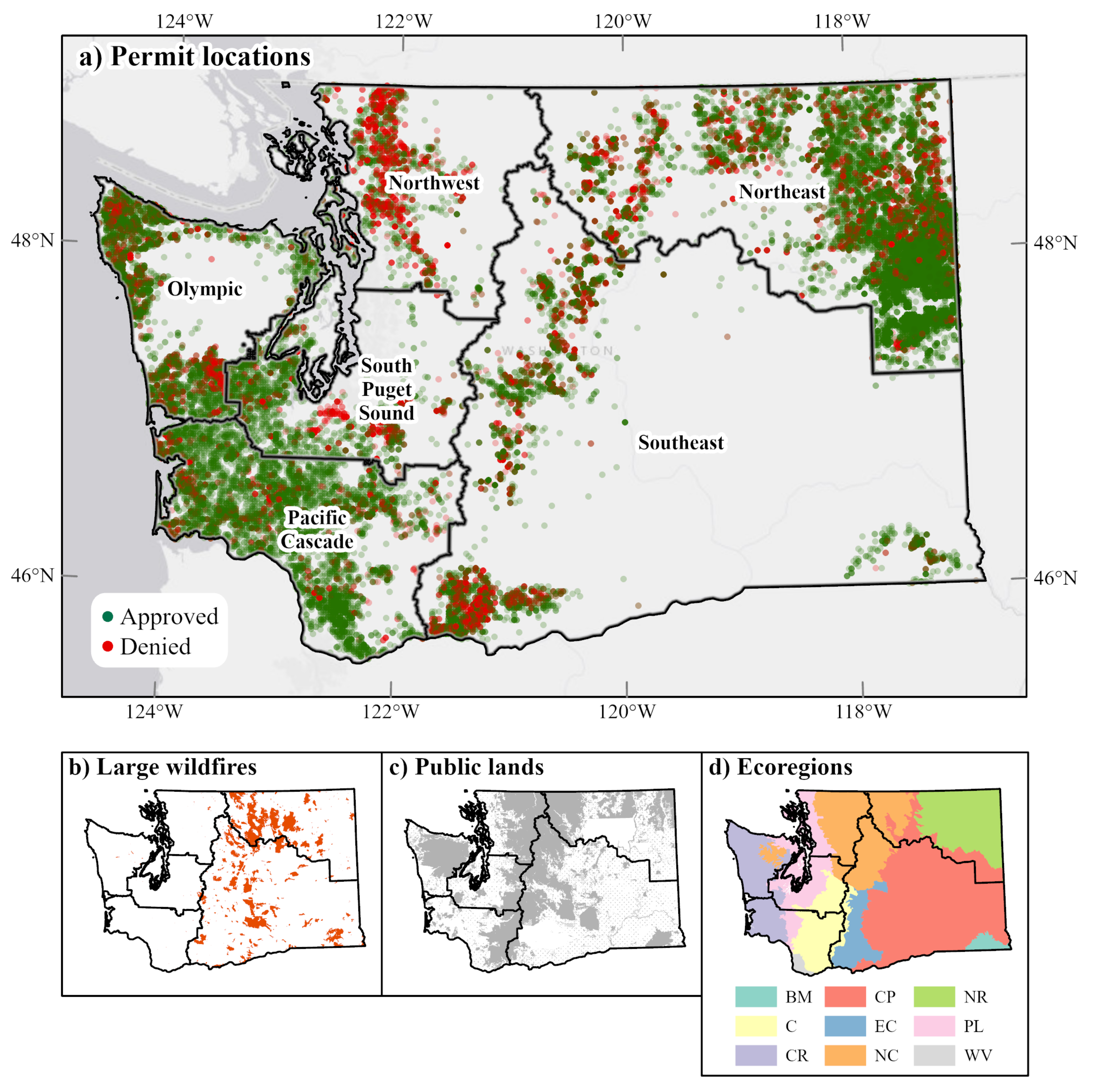 Washington State Dnr Land Map Fire Free Full Text Spatiotemporal Prescribed Fire Patterns In Washington State Usa Html