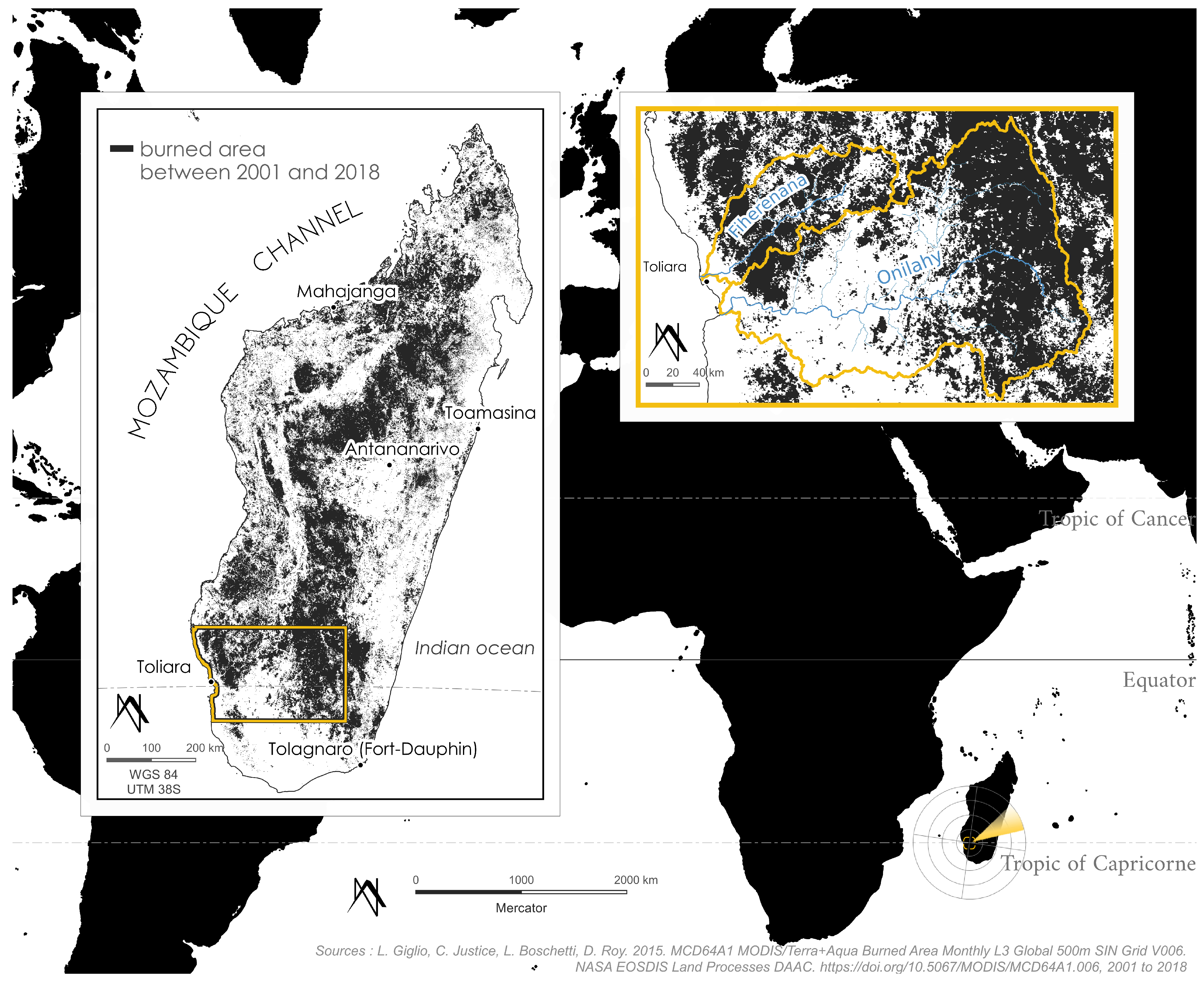 La multiplicité des échelles dans l'analyse d'un phénomène d'interface  nature/société. L'exemple des feux de brousse en Afrique de l'ouest