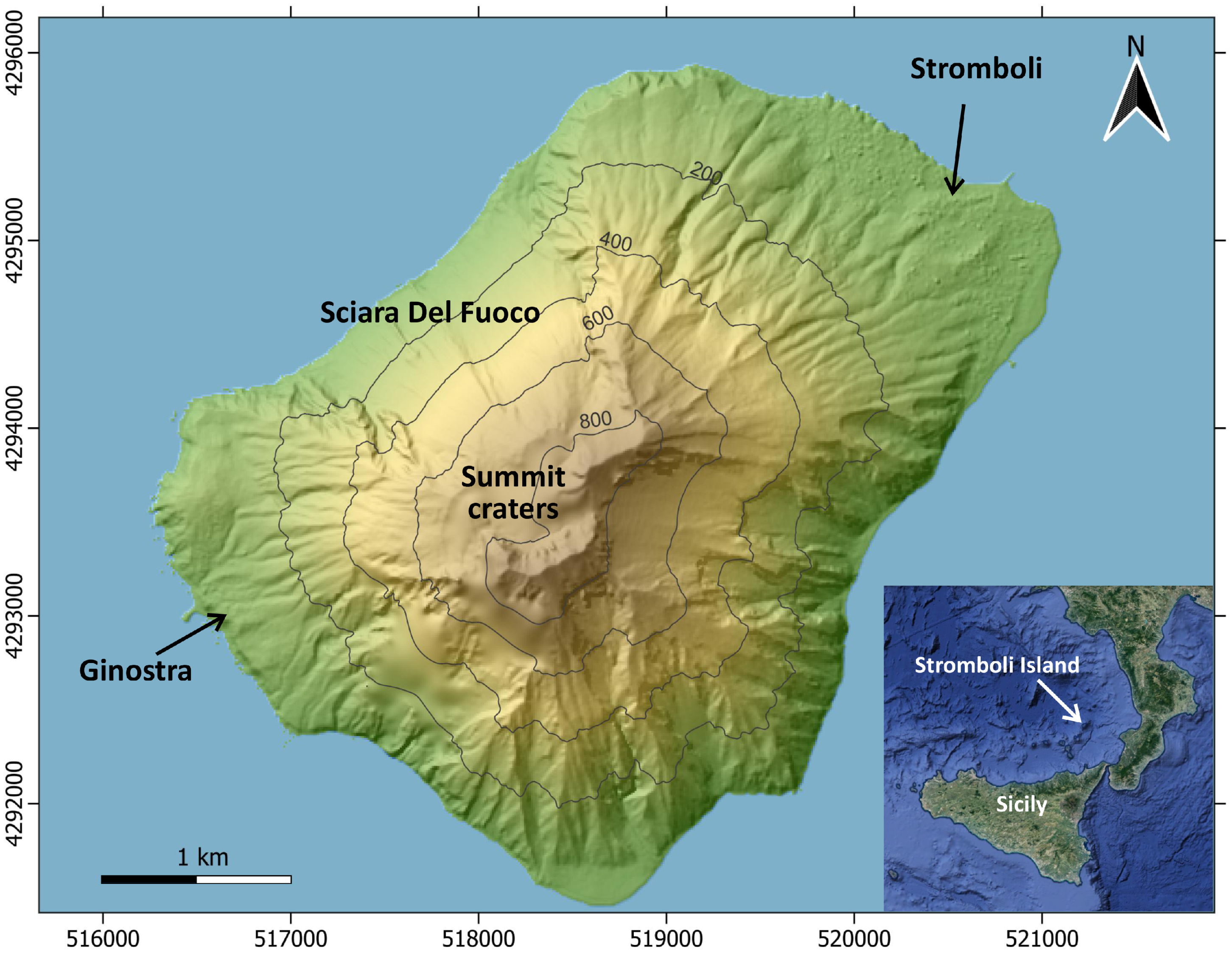 Modeling Fire Hazards Induced by Volcanic Eruptions: The