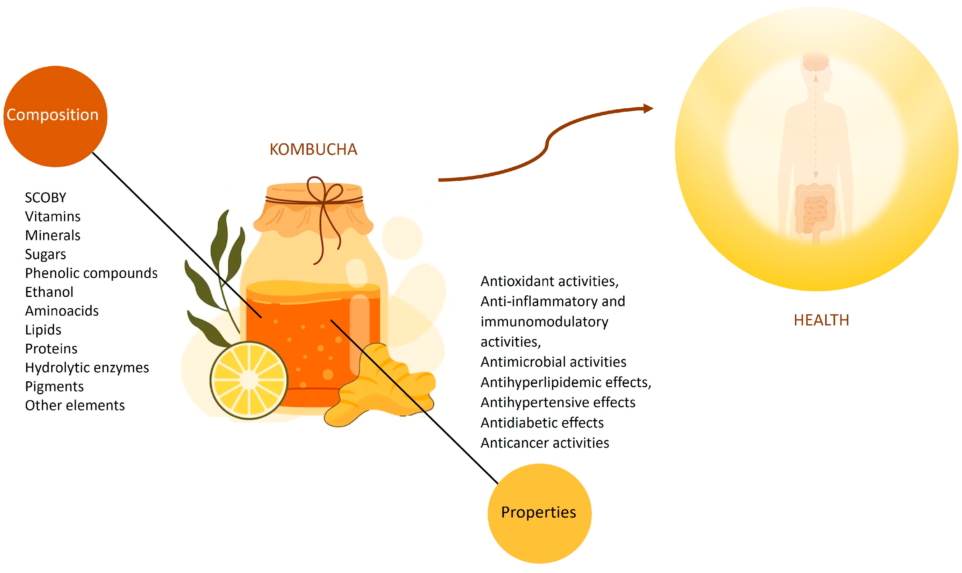 Kombucha: Challenges for Health and Mental Health