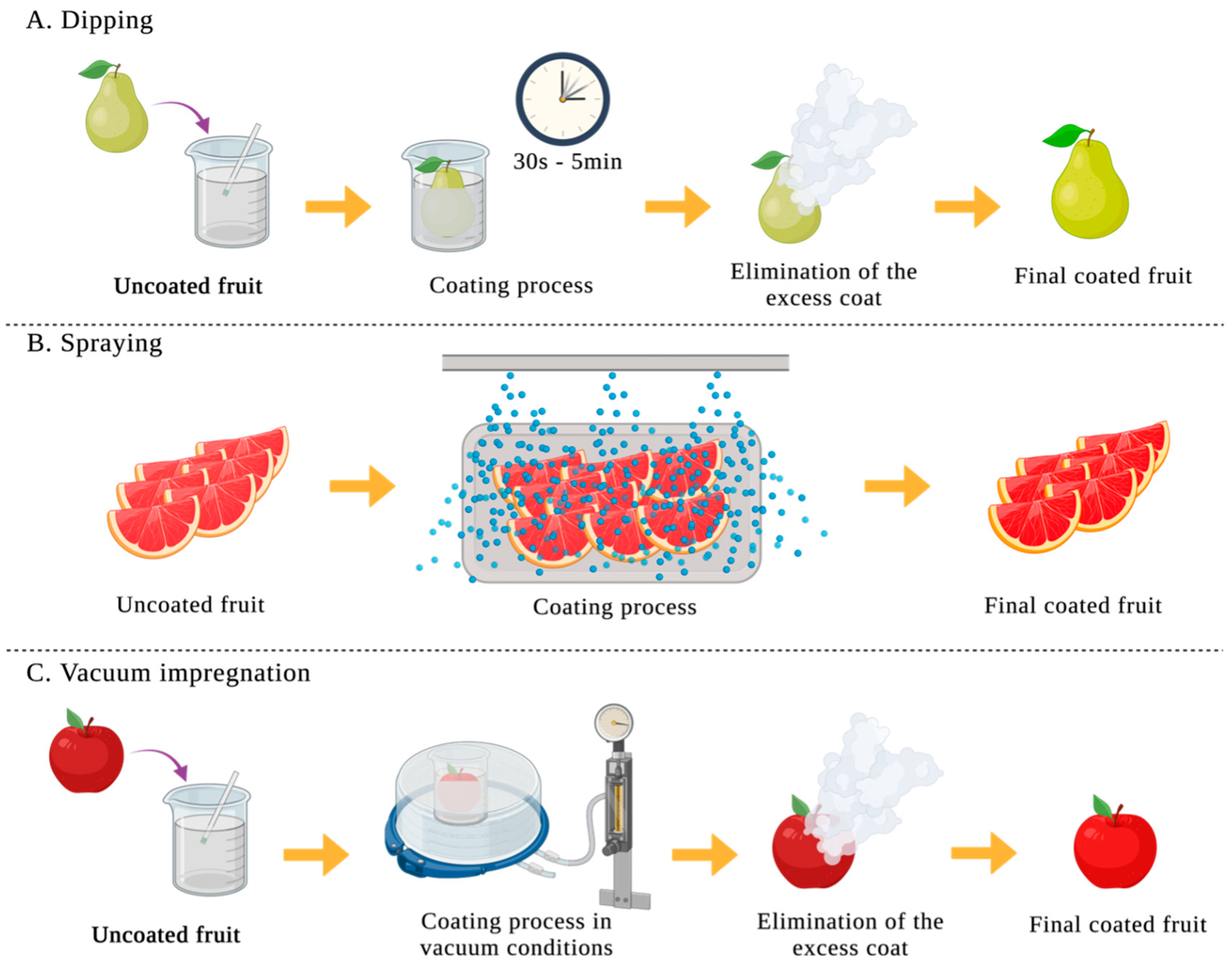 Foods Free FullText Edible Coatings as a Natural Packaging System