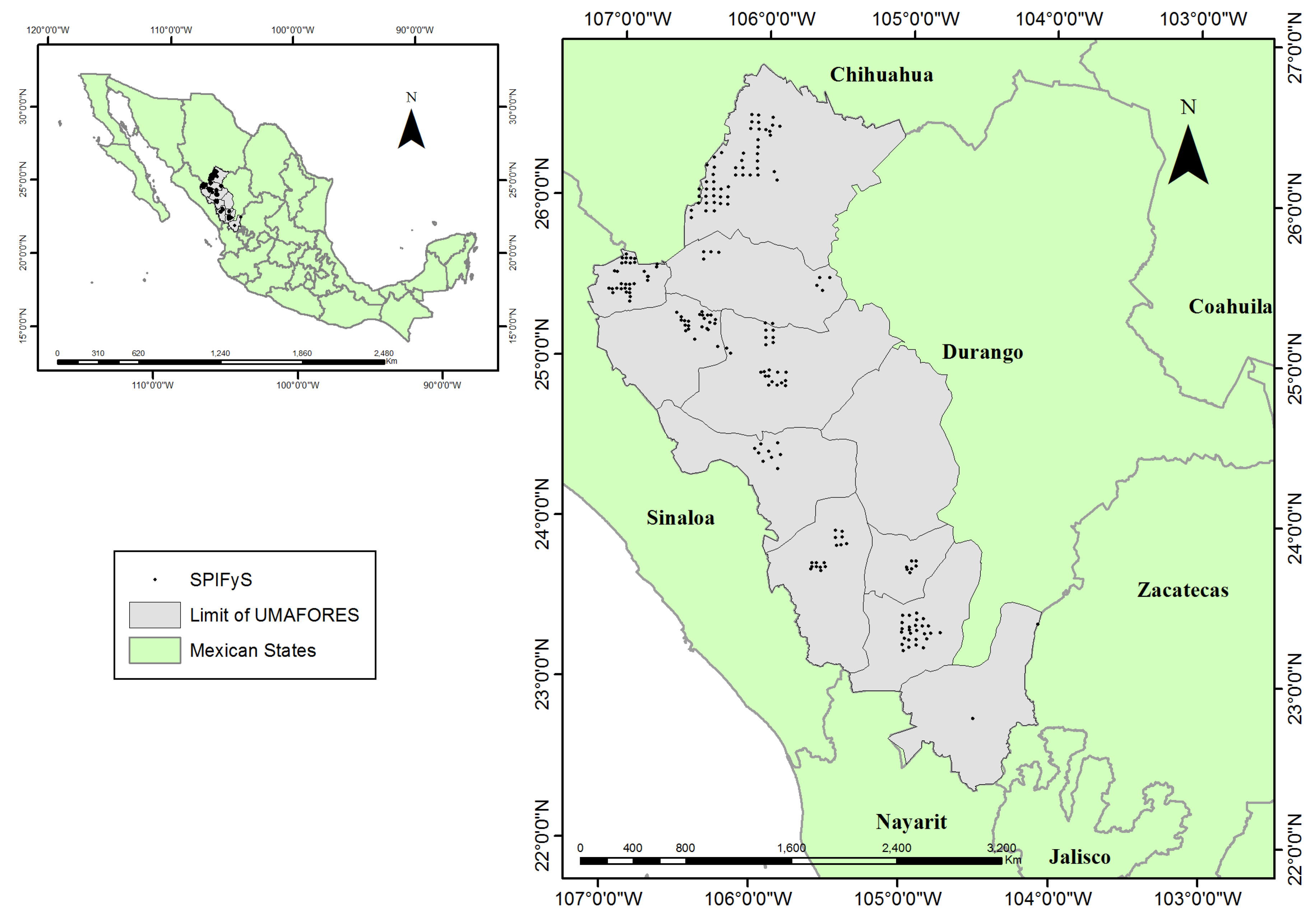 Sierra Madre Occidental On Map Maps For You