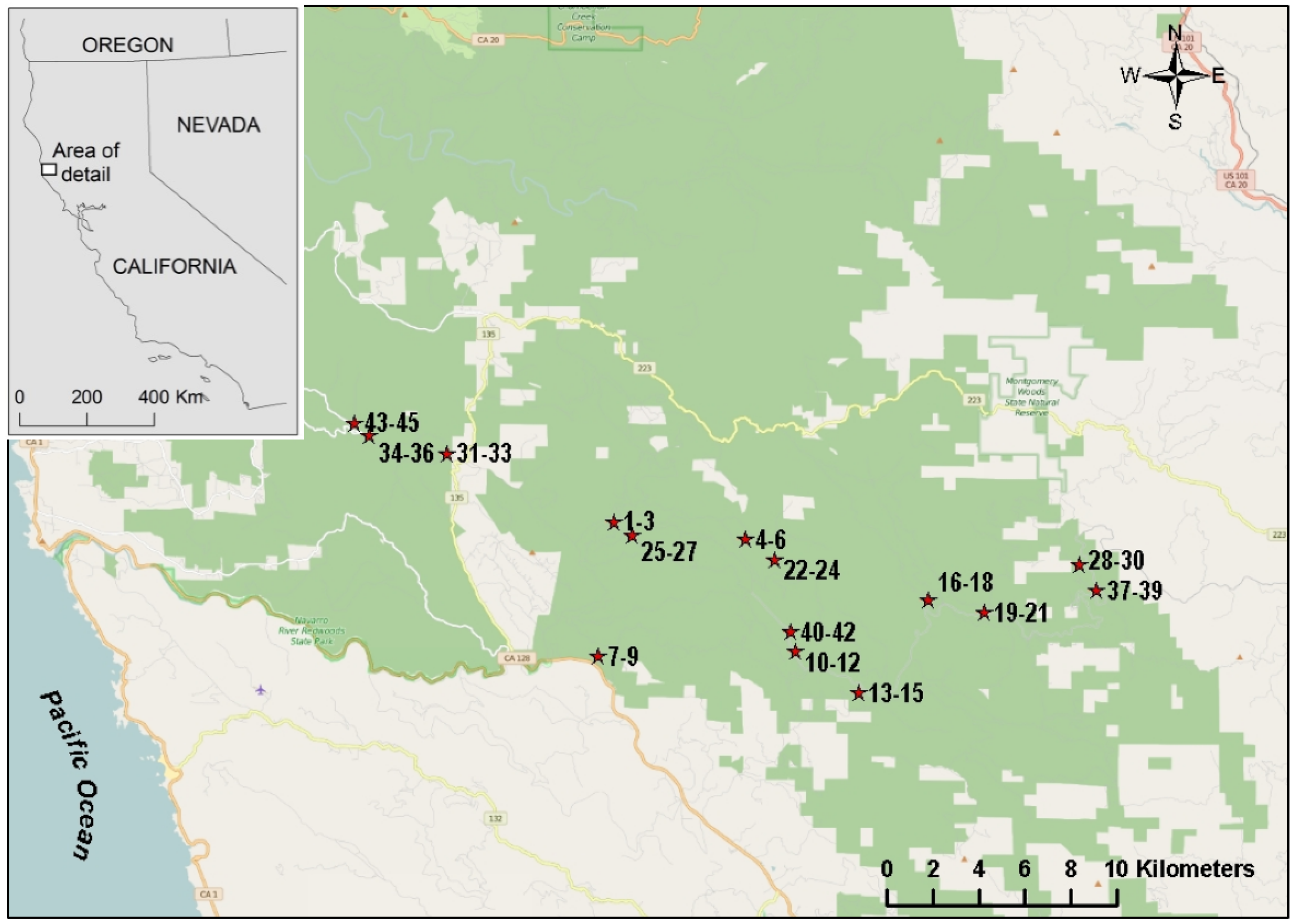 Forests Free FullText SecondLog Branching in Multiaged Redwood