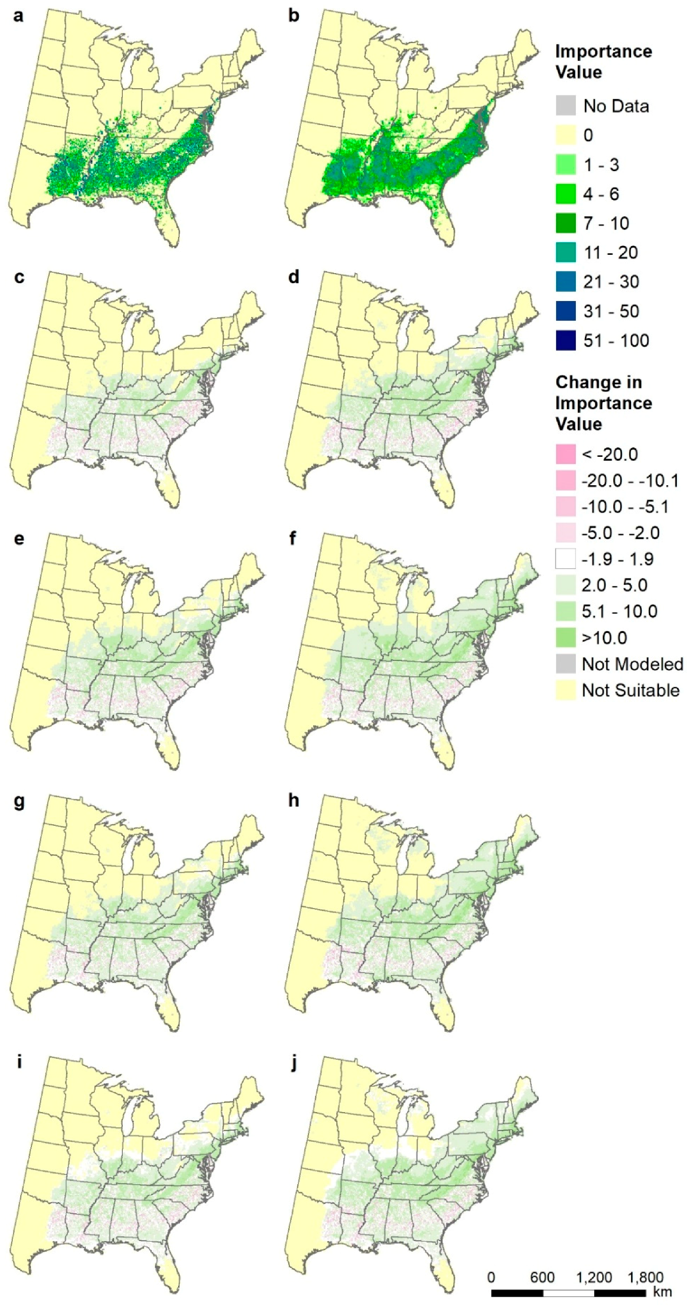 Forests Free Full Text Analysis Of Climate Change Impacts On Tree Species Of The Eastern Us Results Of Distrib Ii Modeling Html