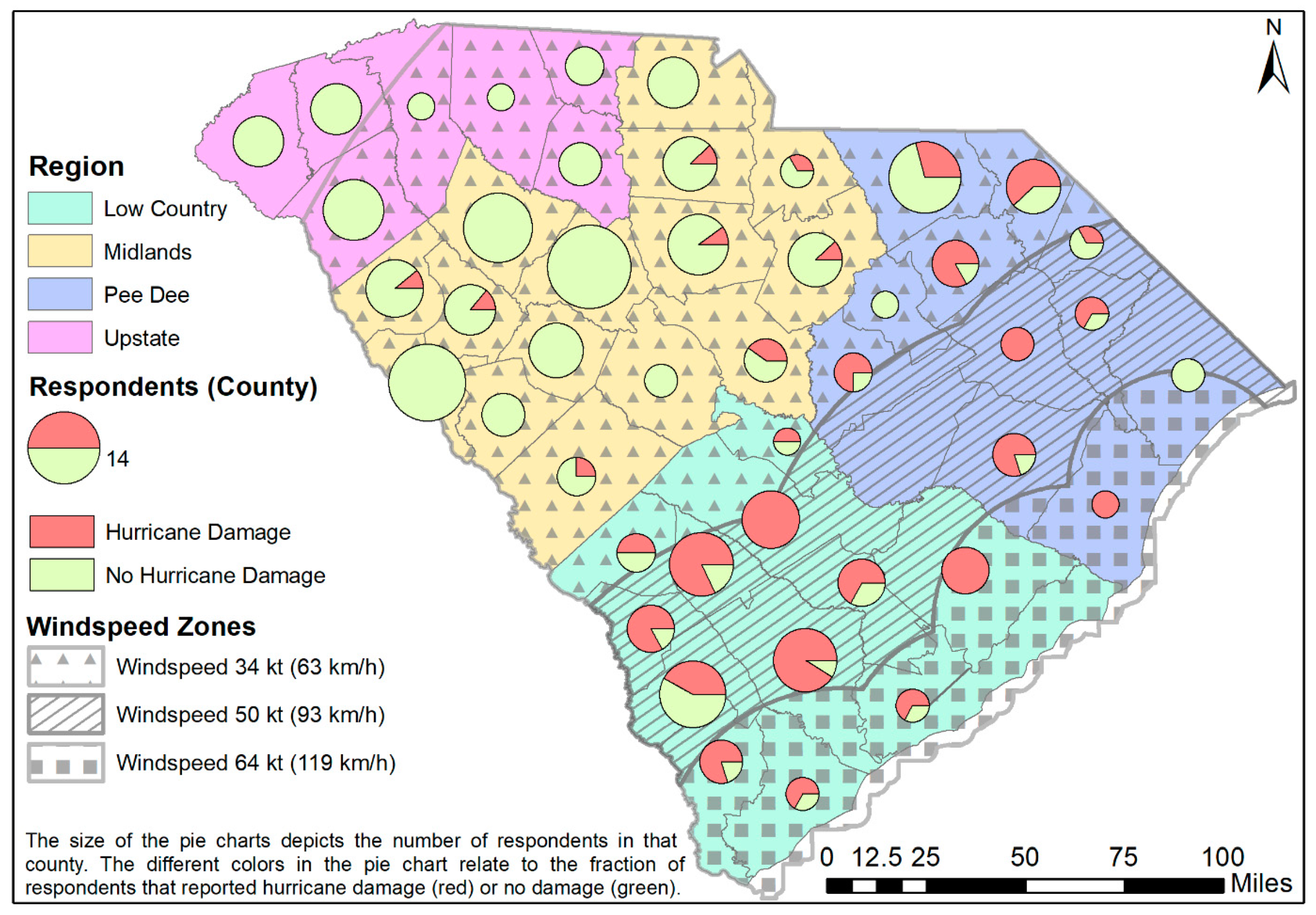 Hurricane Hugo Tracking Chart