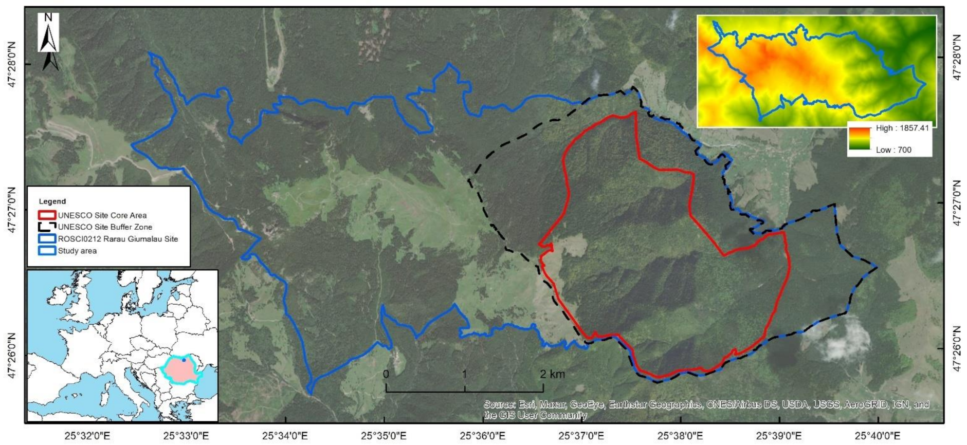 Aboveground Biomass of Living Trees Depends on Topographic