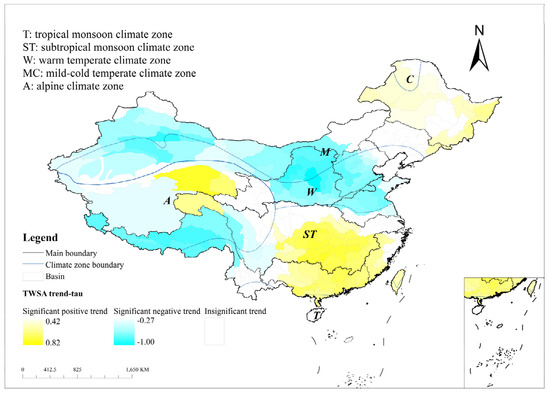 Terrestrial Water Storage Dynamics: Different Roles of