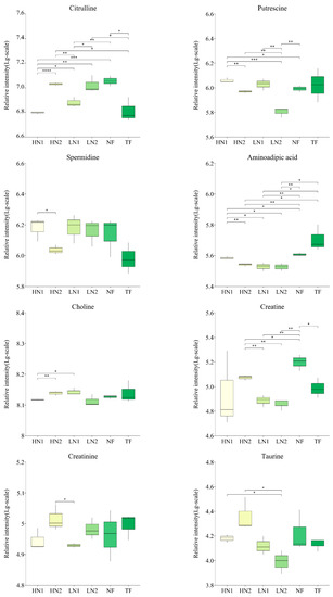 Targeted Metabolomics Reveals Impact of N Application on Accumulation ...