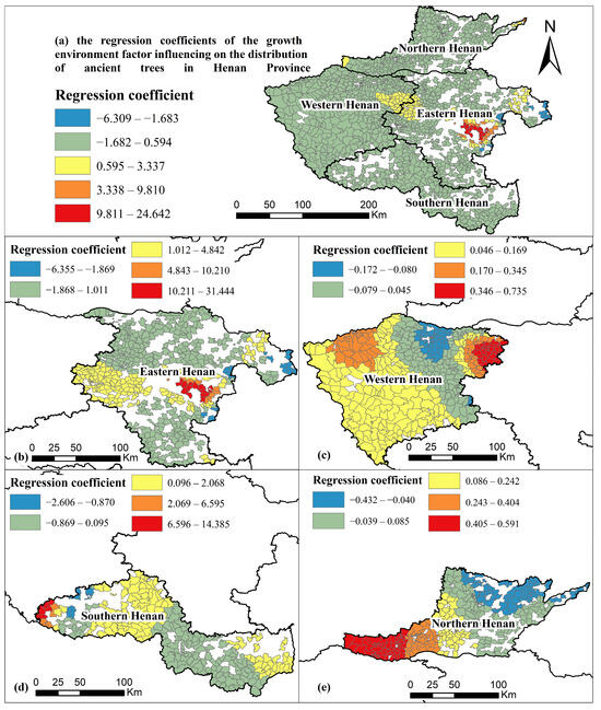 What Drives the Spatial Variation of Interregional Ancient Trees? A ...