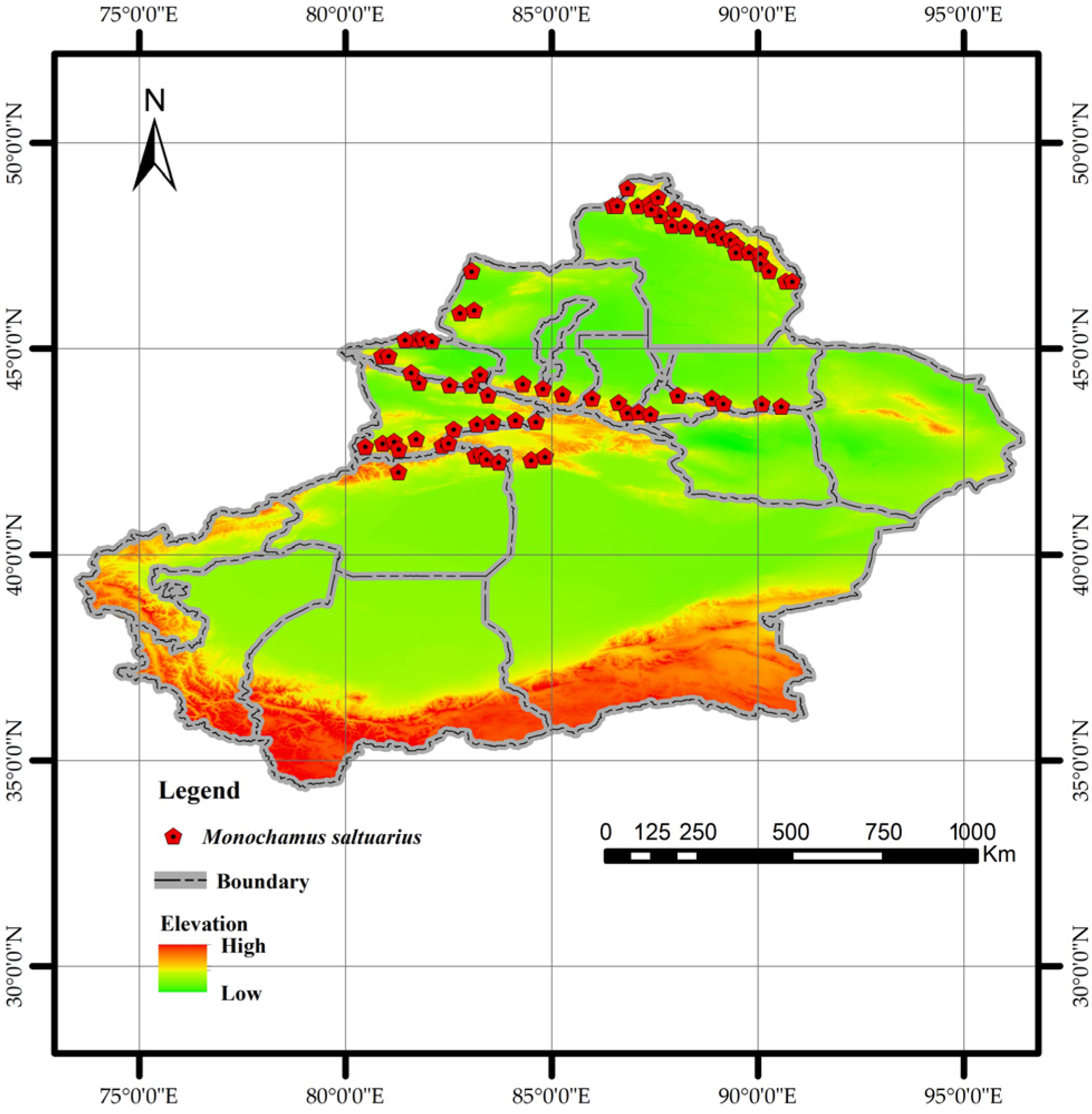 y n.*˚ Potential Occurrence Area Prediction of Pine Wilt Disease in