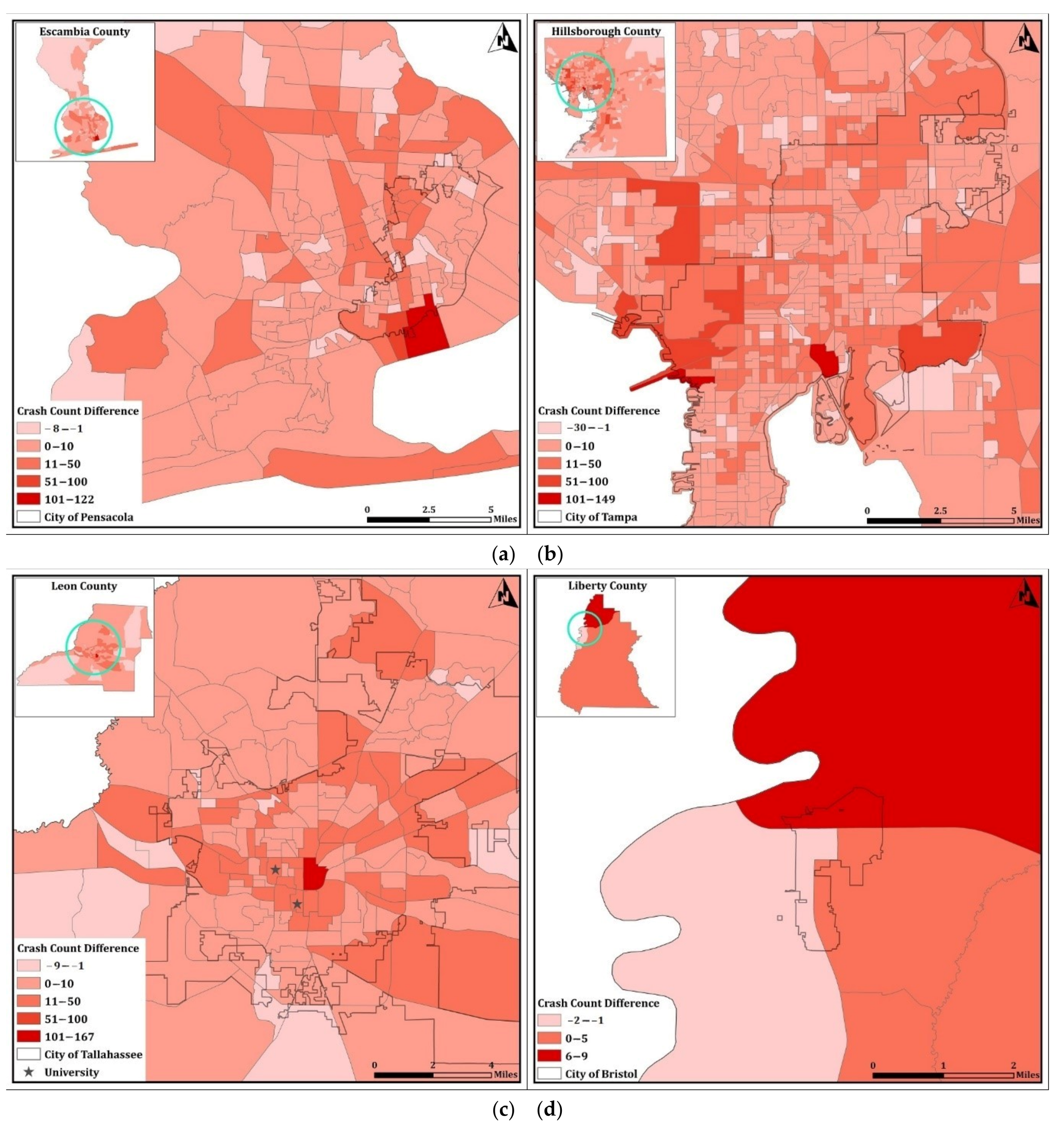 City Of Pensacola Gis Future Transportation | Free Full-Text | Crash Patterns In The Covid-19  Pandemic: The Tale Of Four Florida Counties | Html