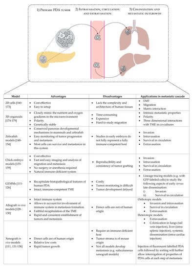 Metastasis in Pancreatic Ductal Adenocarcinoma: Current Standing and ...