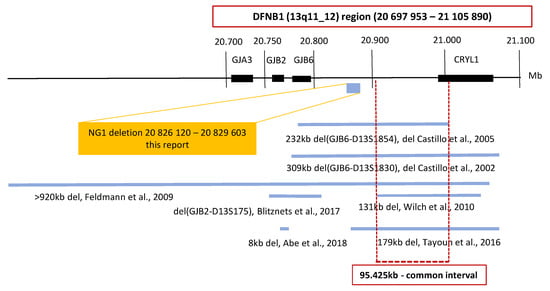kaldırım kenarı oryantasyon ahşap  Genes | Free Full-Text | The Cause of Hereditary Hearing Loss in GJB2  Heterozygotes—A Comprehensive Study of the GJB2/DFNB1 Region | HTML