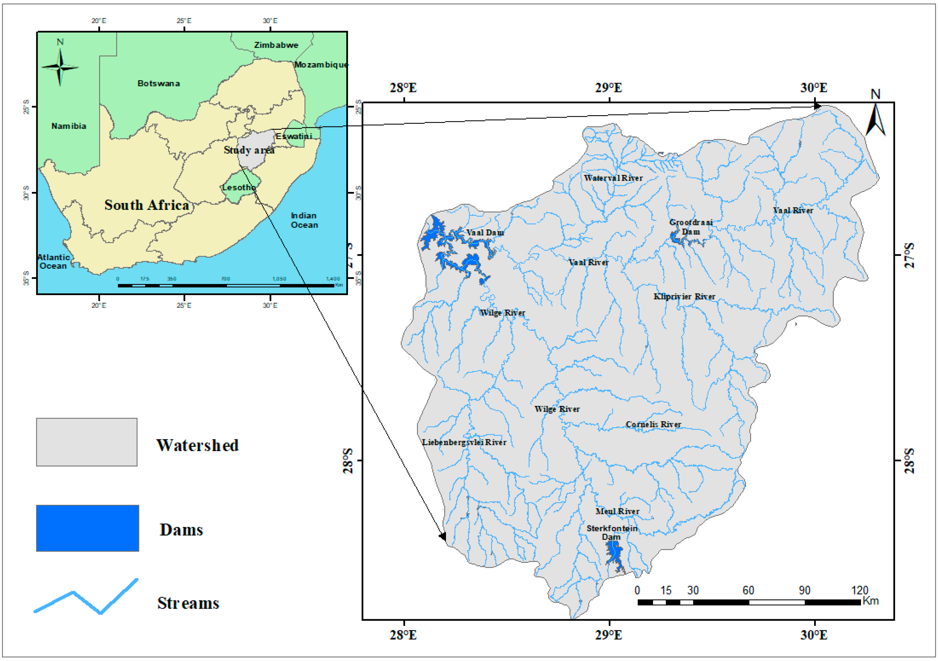 Geomatics Free FullText Land Use and Land Cover Change in the Vaal Dam Catchment, South