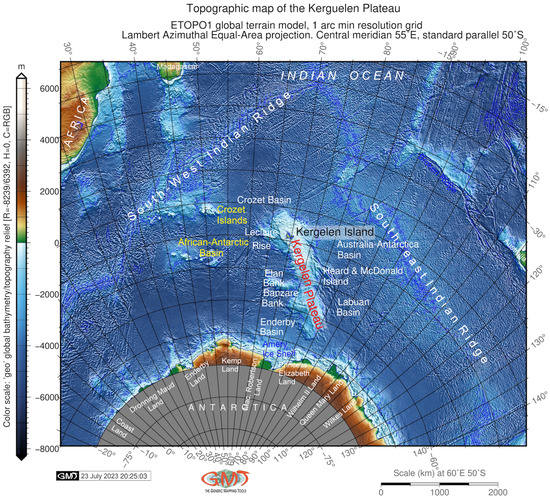 Seafloor and Ocean Crust Structure of the Kerguelen Plateau