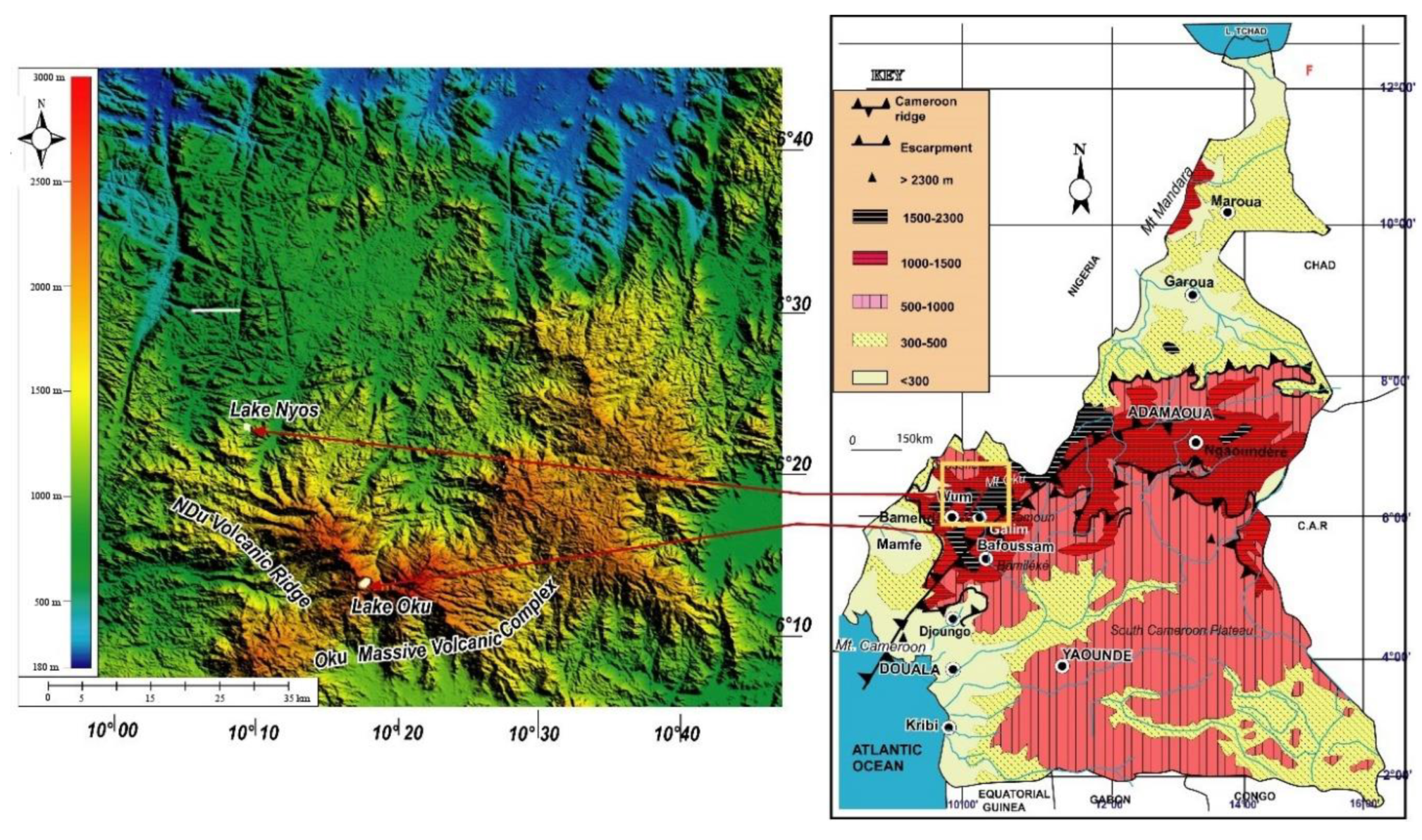 Geosciences | Free Full-Text | Lake Nyos, a Multirisk and Vulnerability Appraisal