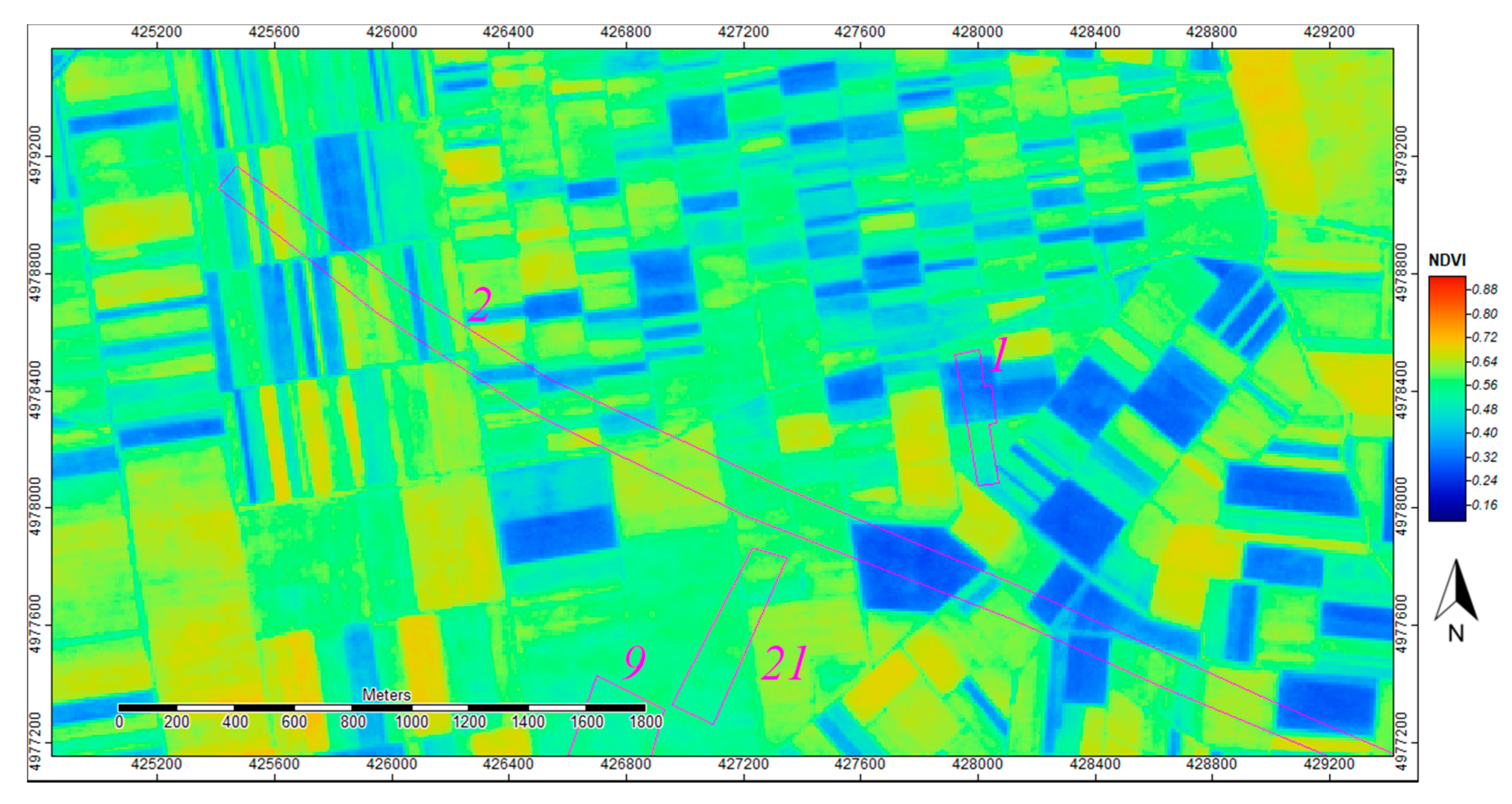 Vojvodina, Serbia  Satellite Imagery and Art - Satellite Art Institute