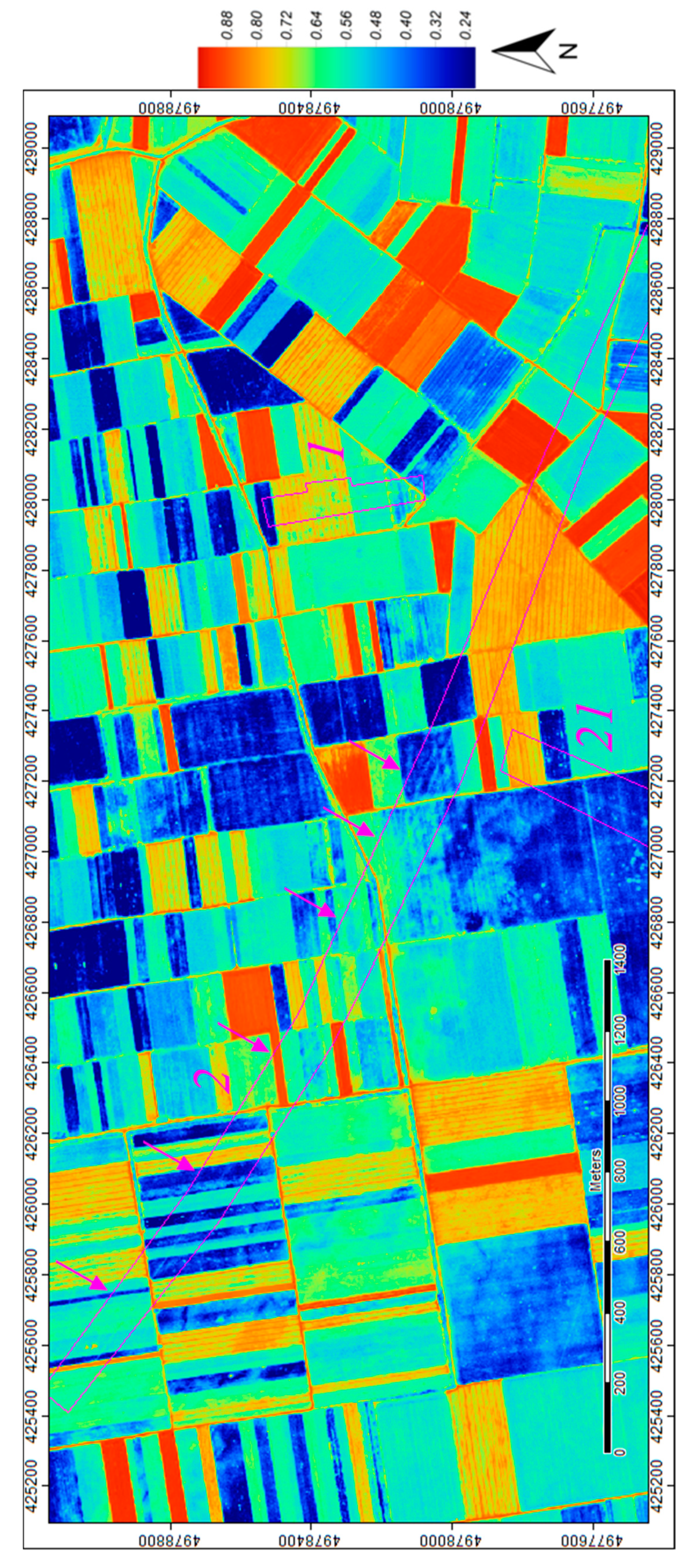 Vojvodina, Serbia  Satellite Imagery and Art - Satellite Art Institute