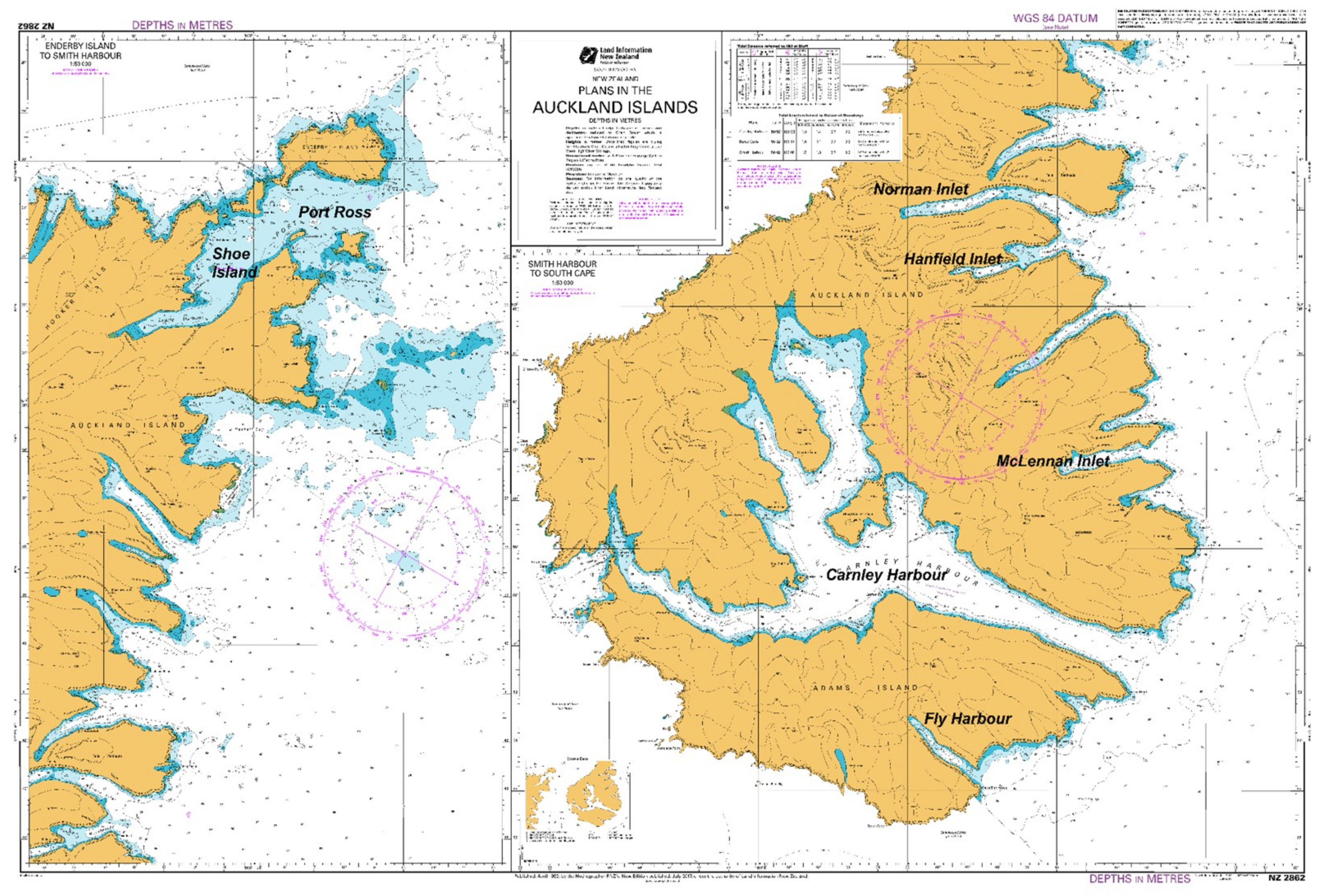 Auckland Harbour Depth Chart