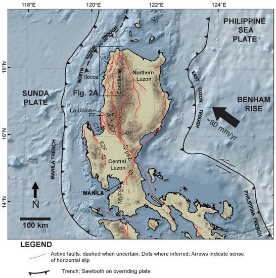 Ilocos Norte In Philippine Map Geosciences | Free Full-Text | Morphotectonic Kinematic Indicators Along  The Vigan-Aggao Fault: The Western Deformation Front Of The Philippine  Fault Zone In Northern Luzon, The Philippines | Html