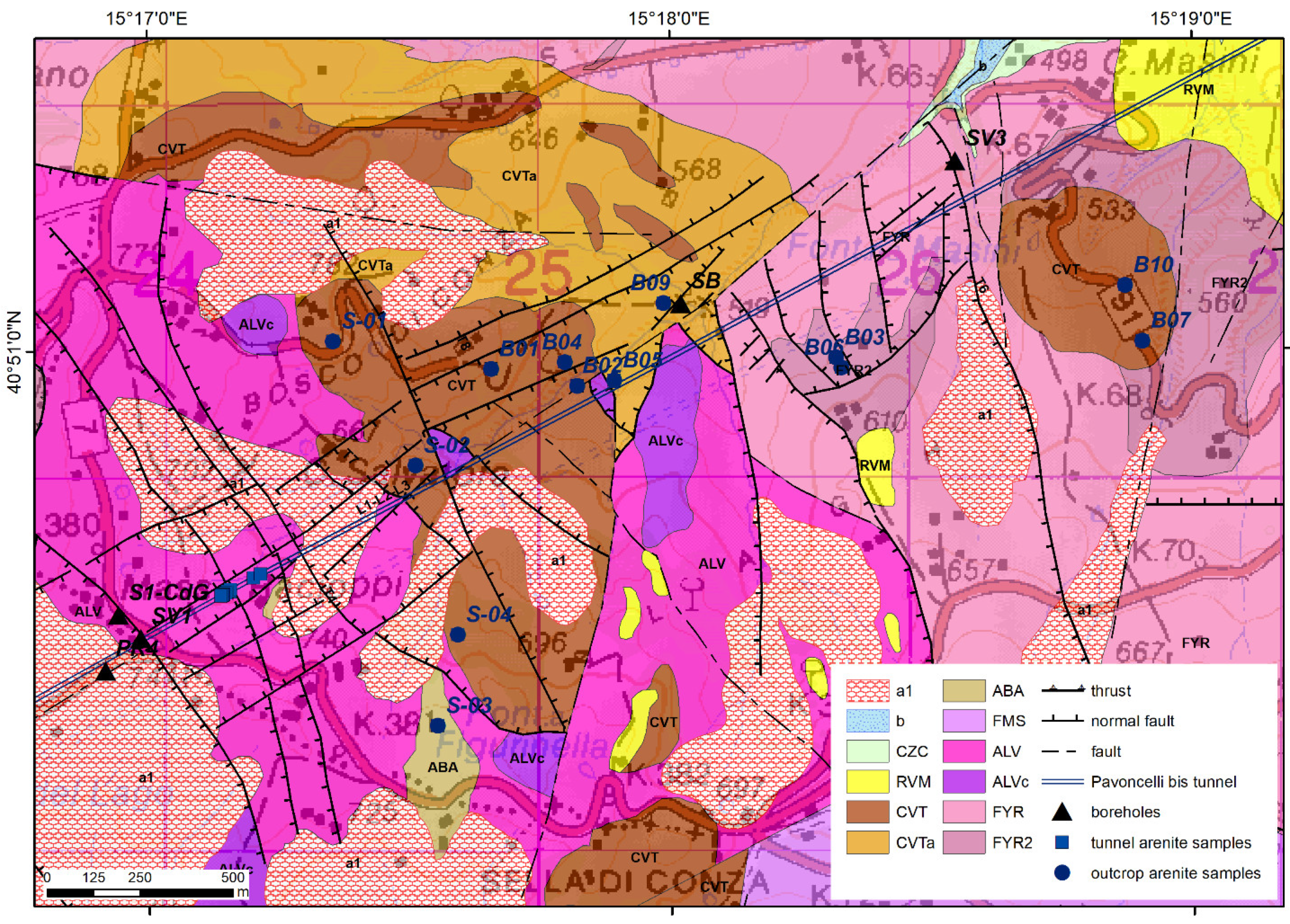 Geosciences Free Full Text Geology Of The Epicentral Area Of The November 23 1980 Earthquake Irpinia Italy New Stratigraphical Structural And Petrological Constrains Html