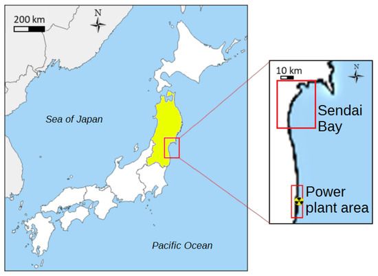 tohoku earthquake map