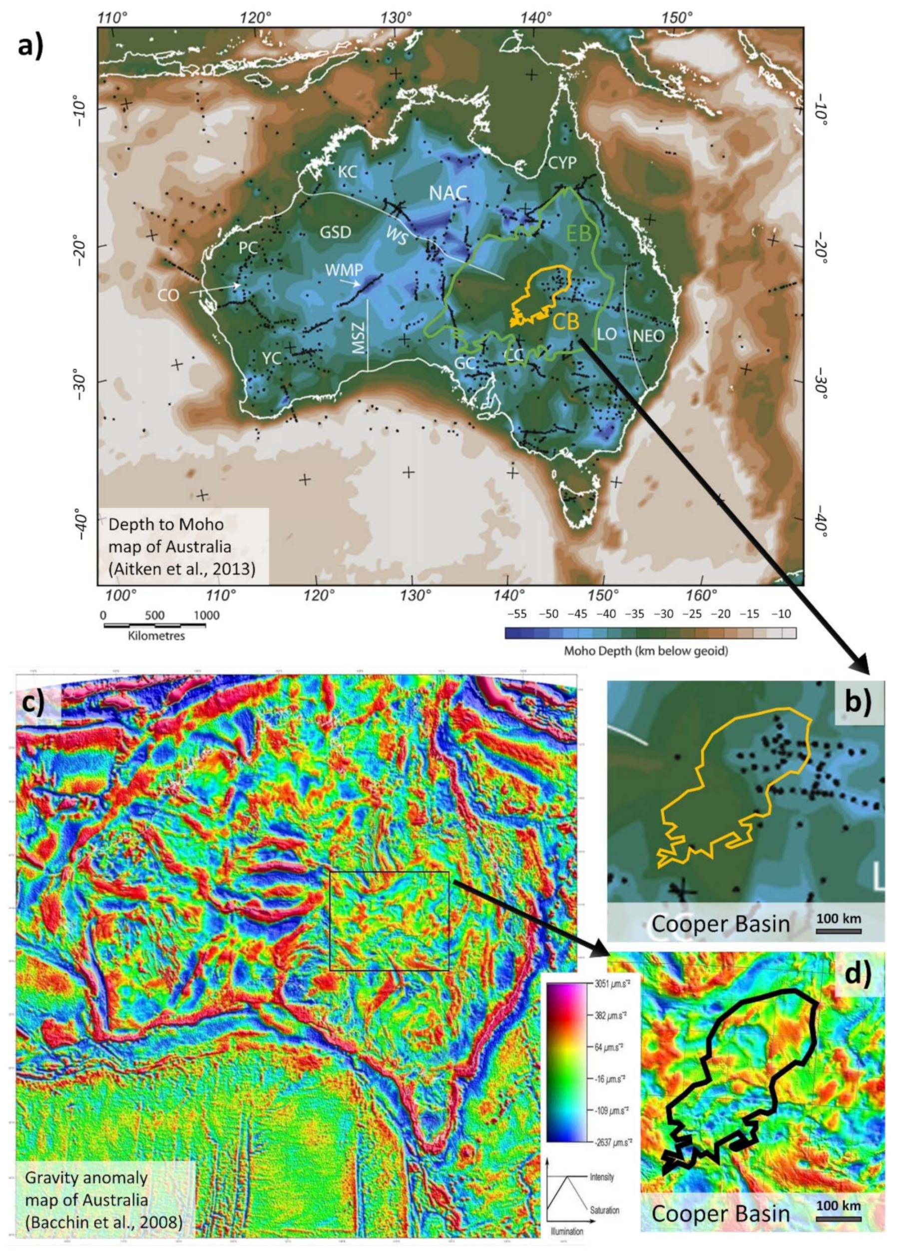 Coopers Crossing Australia Map Geosciences | Free Full-Text | Down Under And Under Cover&Mdash;The  Tectonic And Thermal History Of The Cooper And Central Eromanga Basins  (Central Eastern Australia) | Html